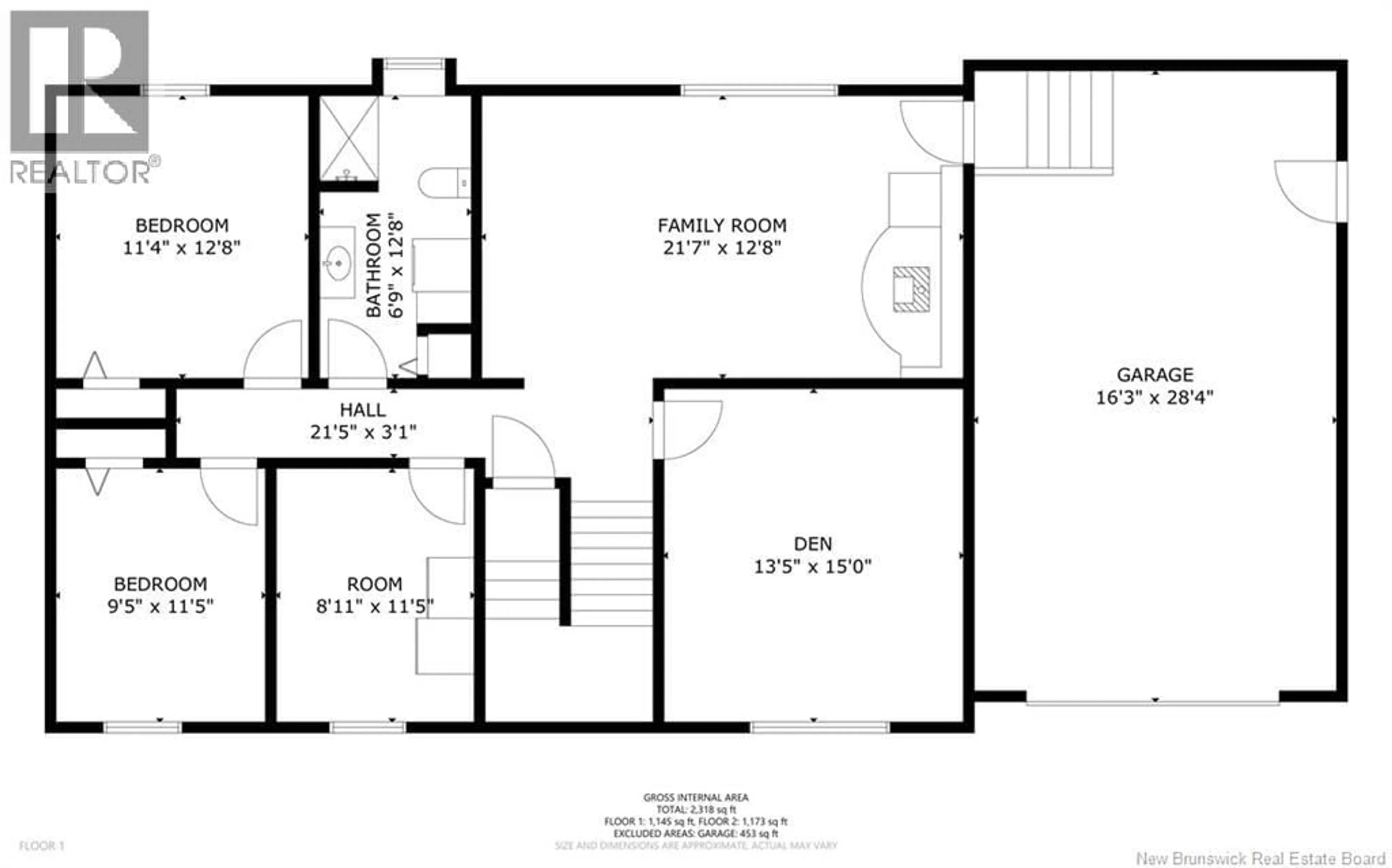 Floor plan for 437 BROAD STREET, Fredericton New Brunswick E3A5L4