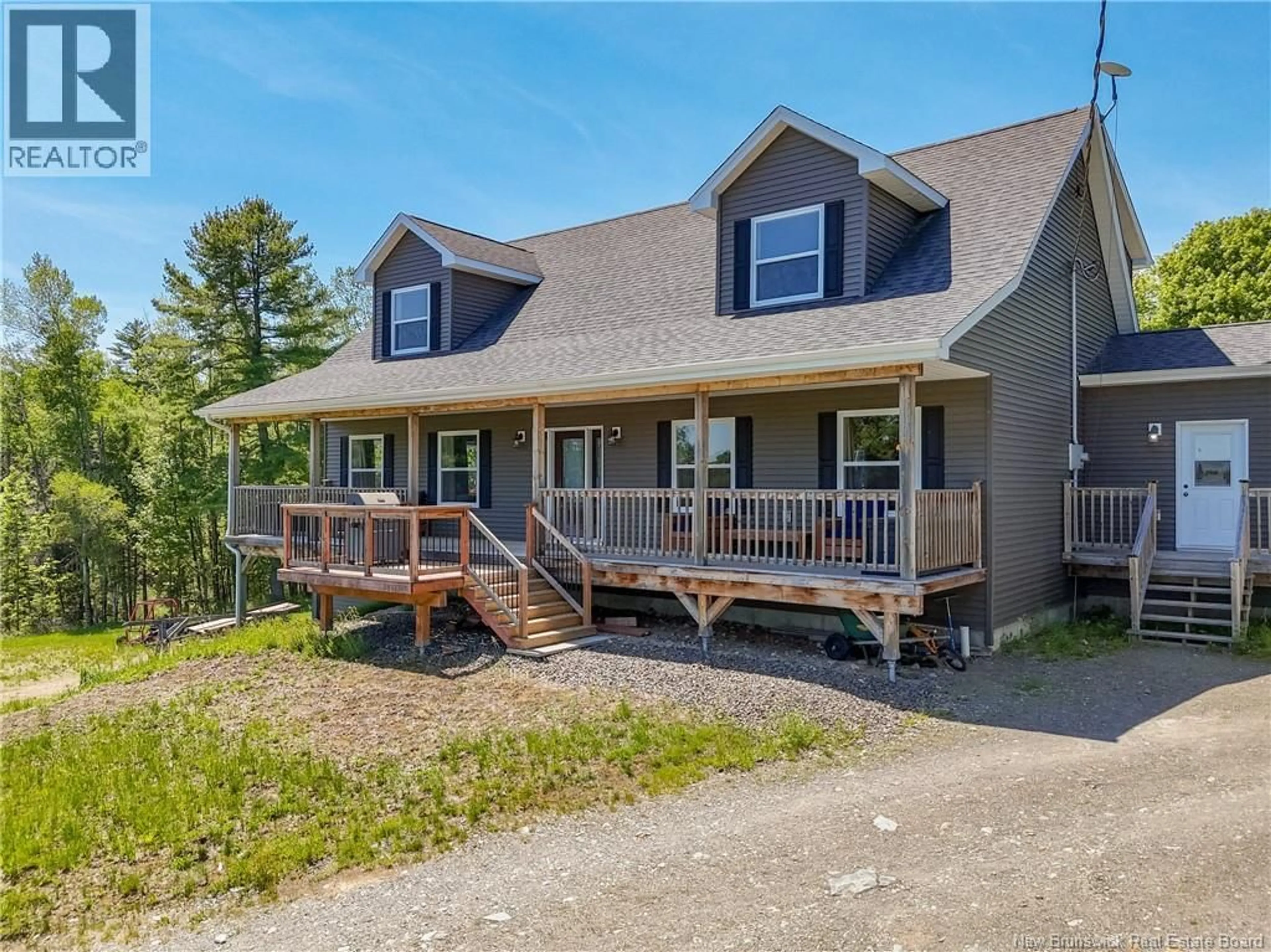 Home with vinyl exterior material, street for 177 TRIPP SETTLEMENT ROAD, Keswick Ridge New Brunswick E6L1W3