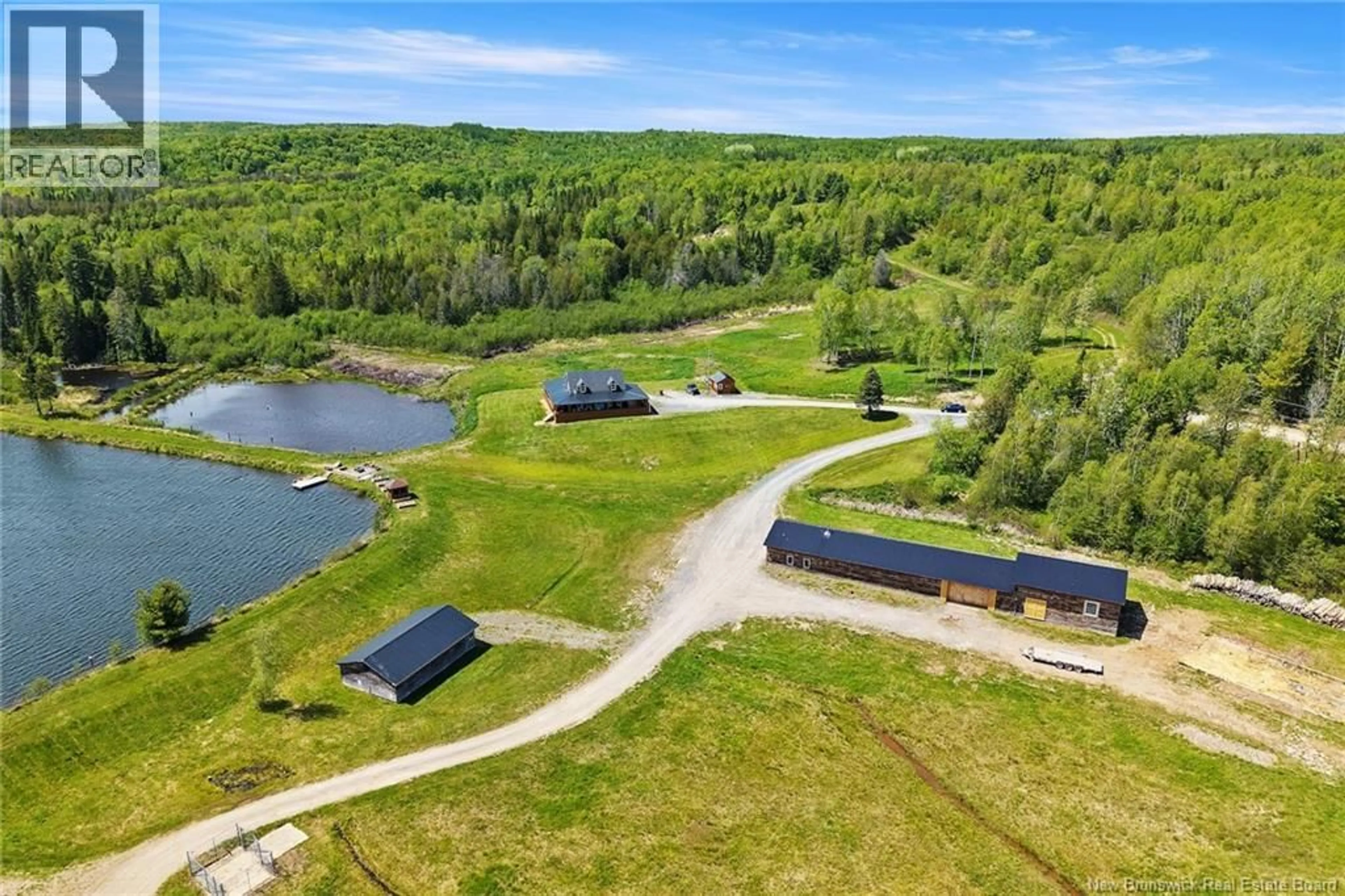 A pic from outside/outdoor area/front of a property/back of a property/a pic from drone, water/lake/river/ocean view for 709 TAY FALLS ROAD, Tay Falls New Brunswick E6C1P6