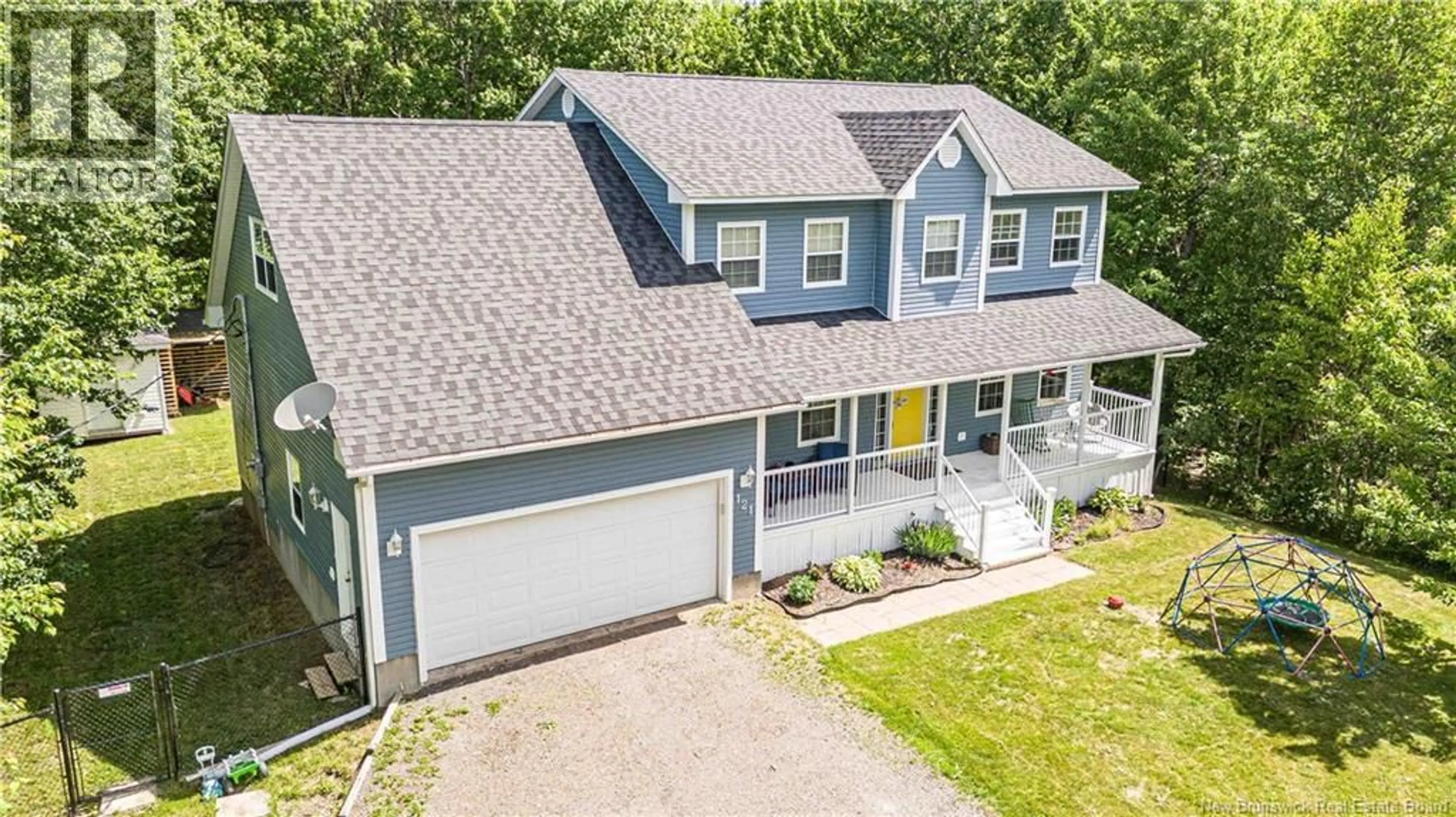 A pic from outside/outdoor area/front of a property/back of a property/a pic from drone, street for 121 ALEXANDER DRIVE, Beaver Dam New Brunswick E3B8A8
