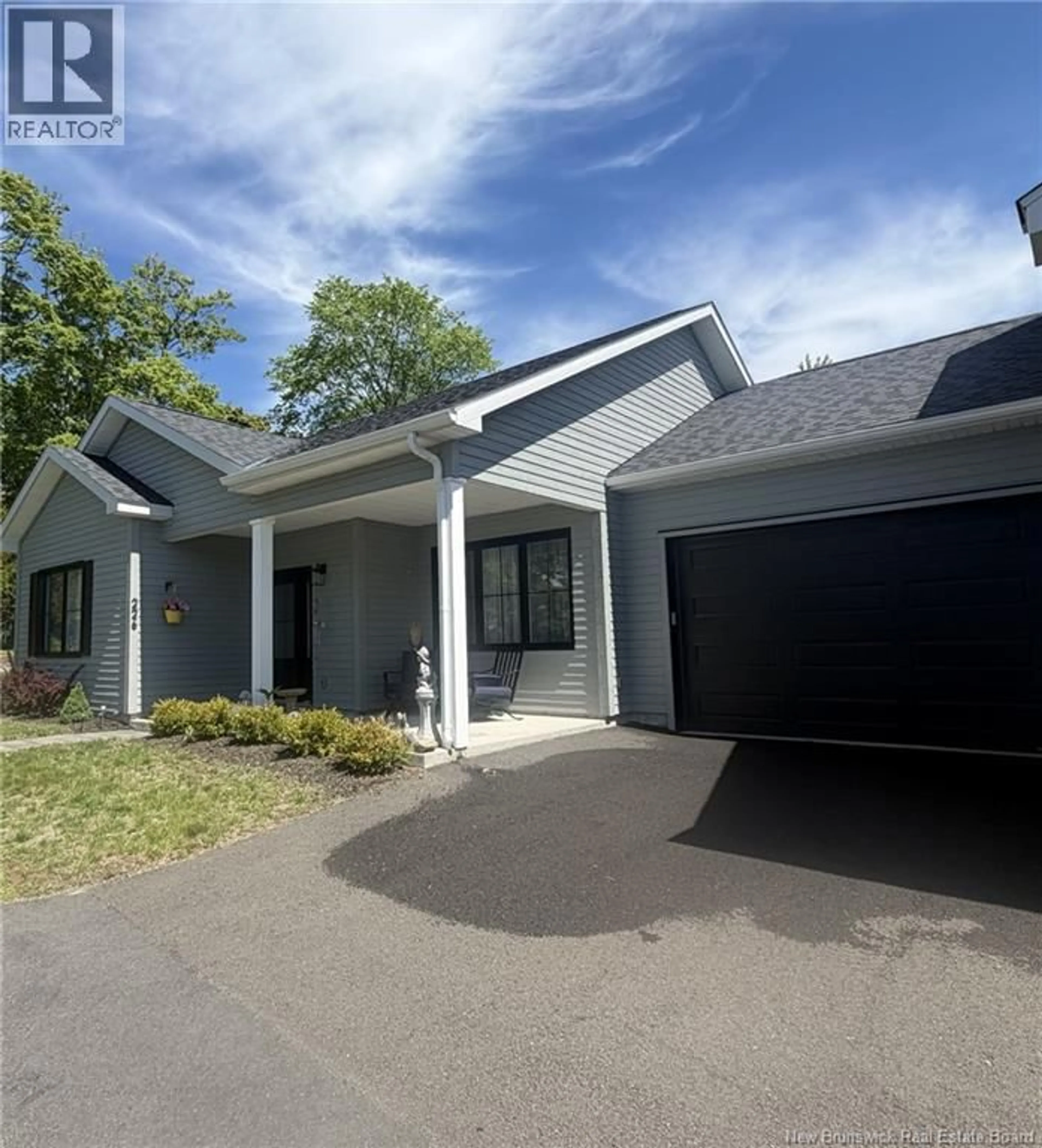 Home with vinyl exterior material, street for 9 - 226 PRINCESS ROYAL, Saint Andrews New Brunswick E5B2A9