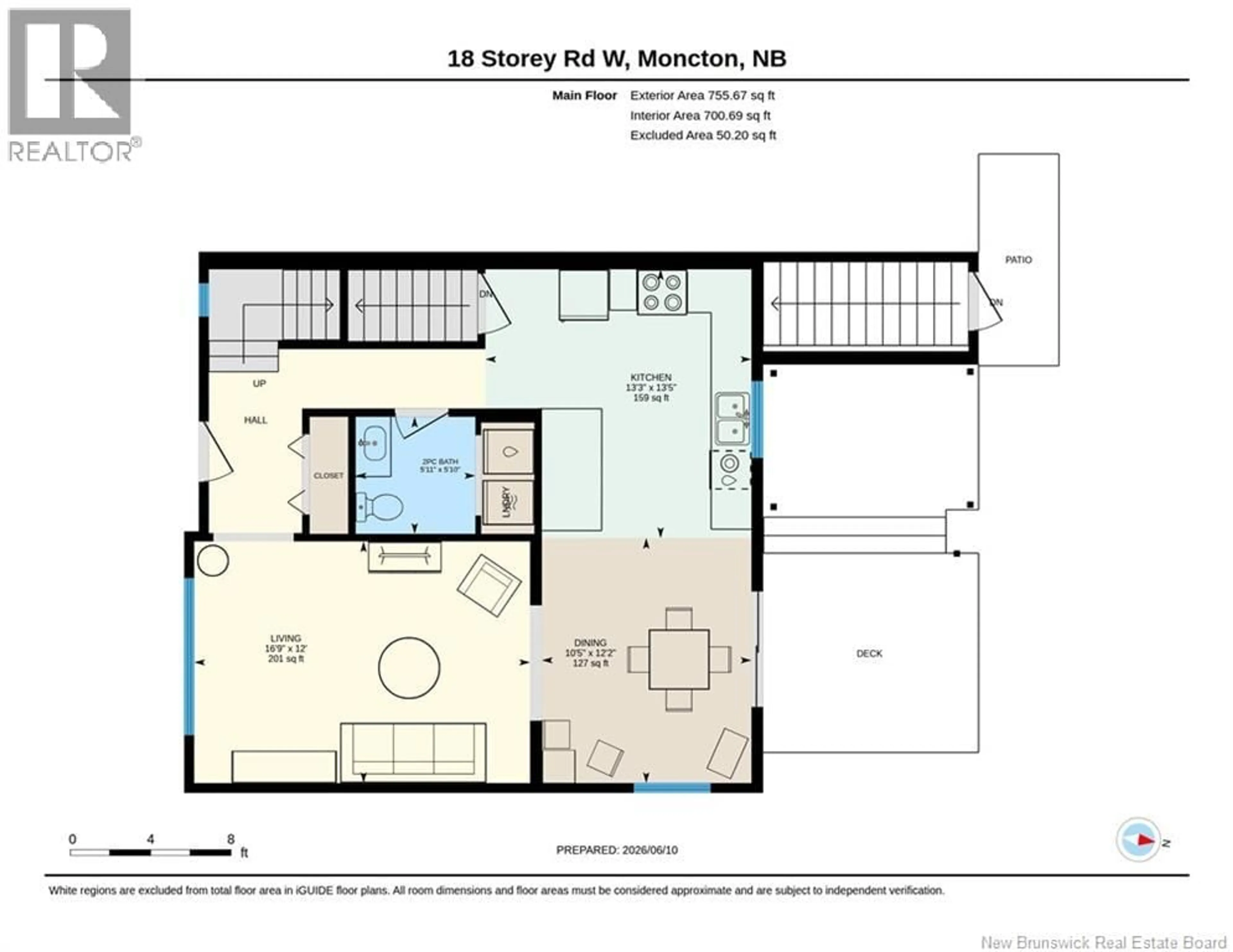 Floor plan for 18 STOREY ROAD, Moncton New Brunswick E1A2W7