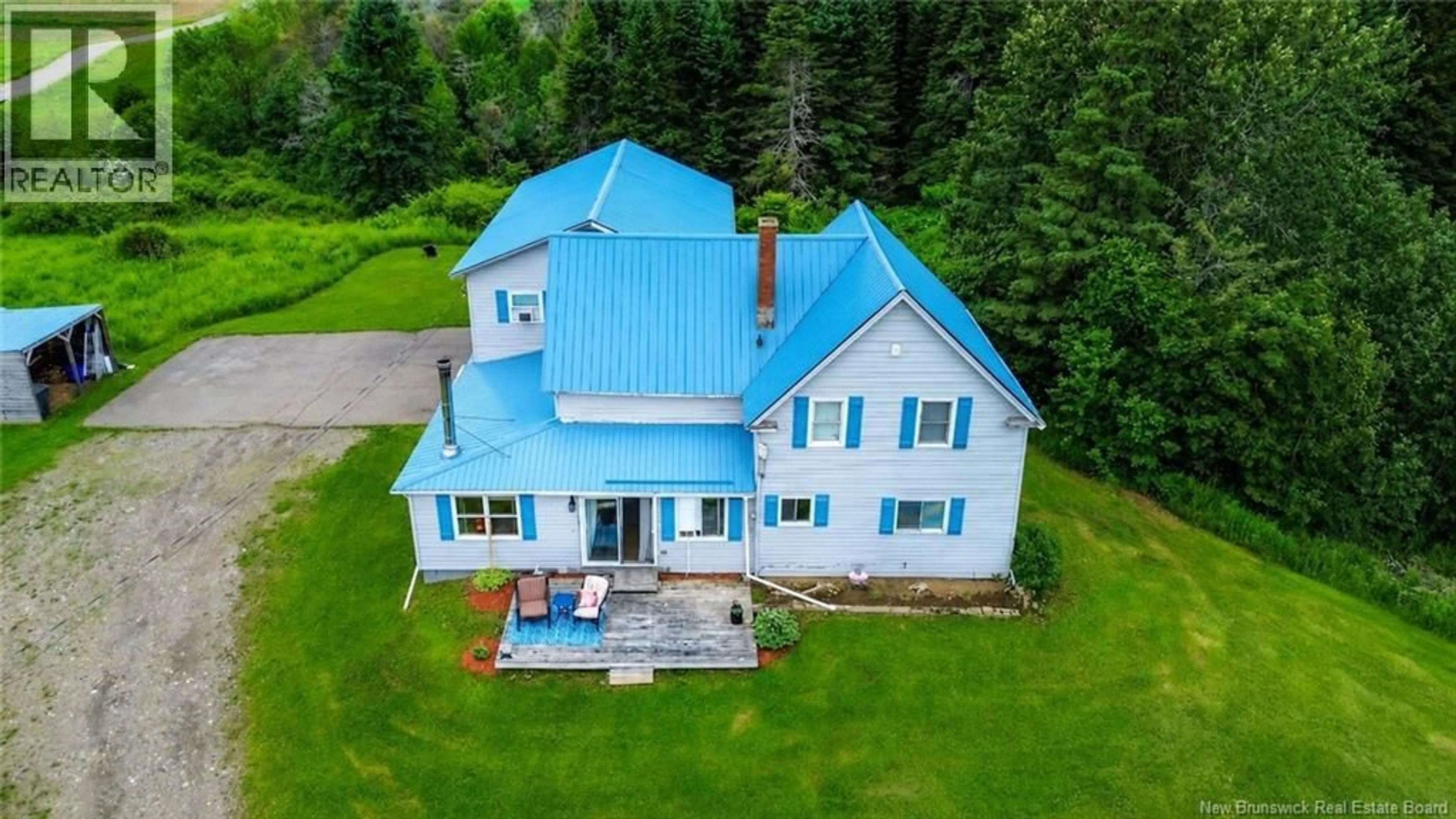 A pic from outside/outdoor area/front of a property/back of a property/a pic from drone, building for 4443 ROUTE 560, Upper Knoxford New Brunswick E7M2S6