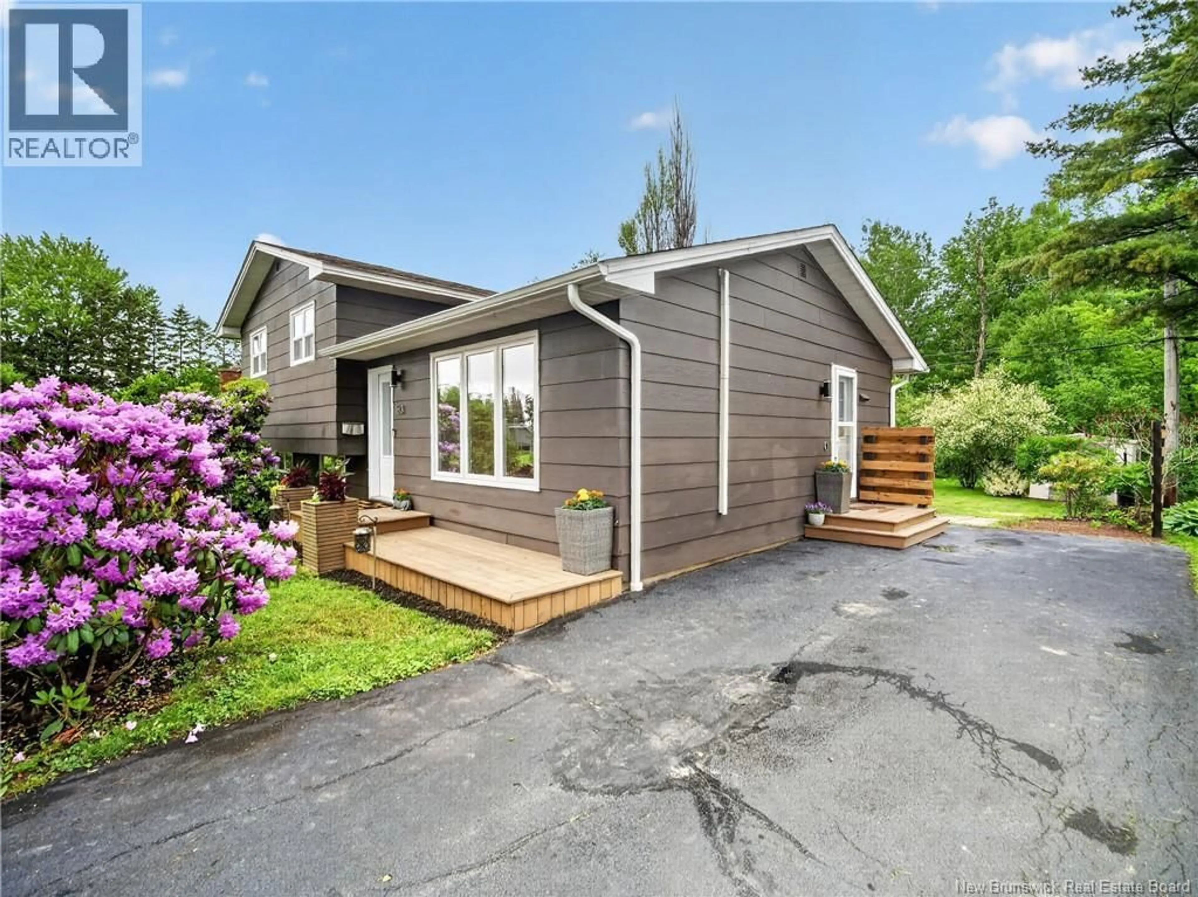 Home with vinyl exterior material, street for 163 GLENWOOD DRIVE, Moncton New Brunswick E1A2N2