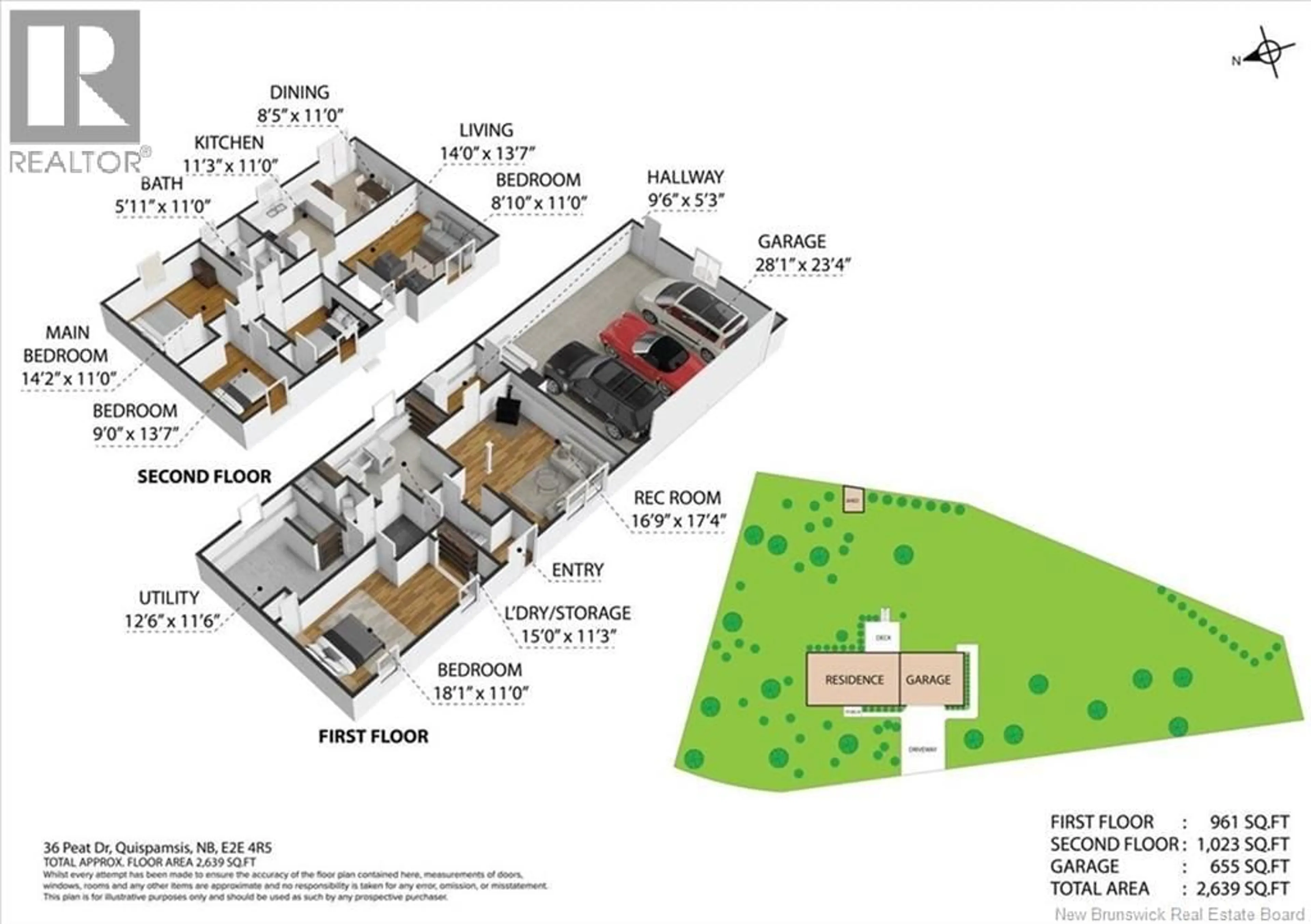 Floor plan for 36 PEAT DRIVE, Quispamsis New Brunswick E2E4R5