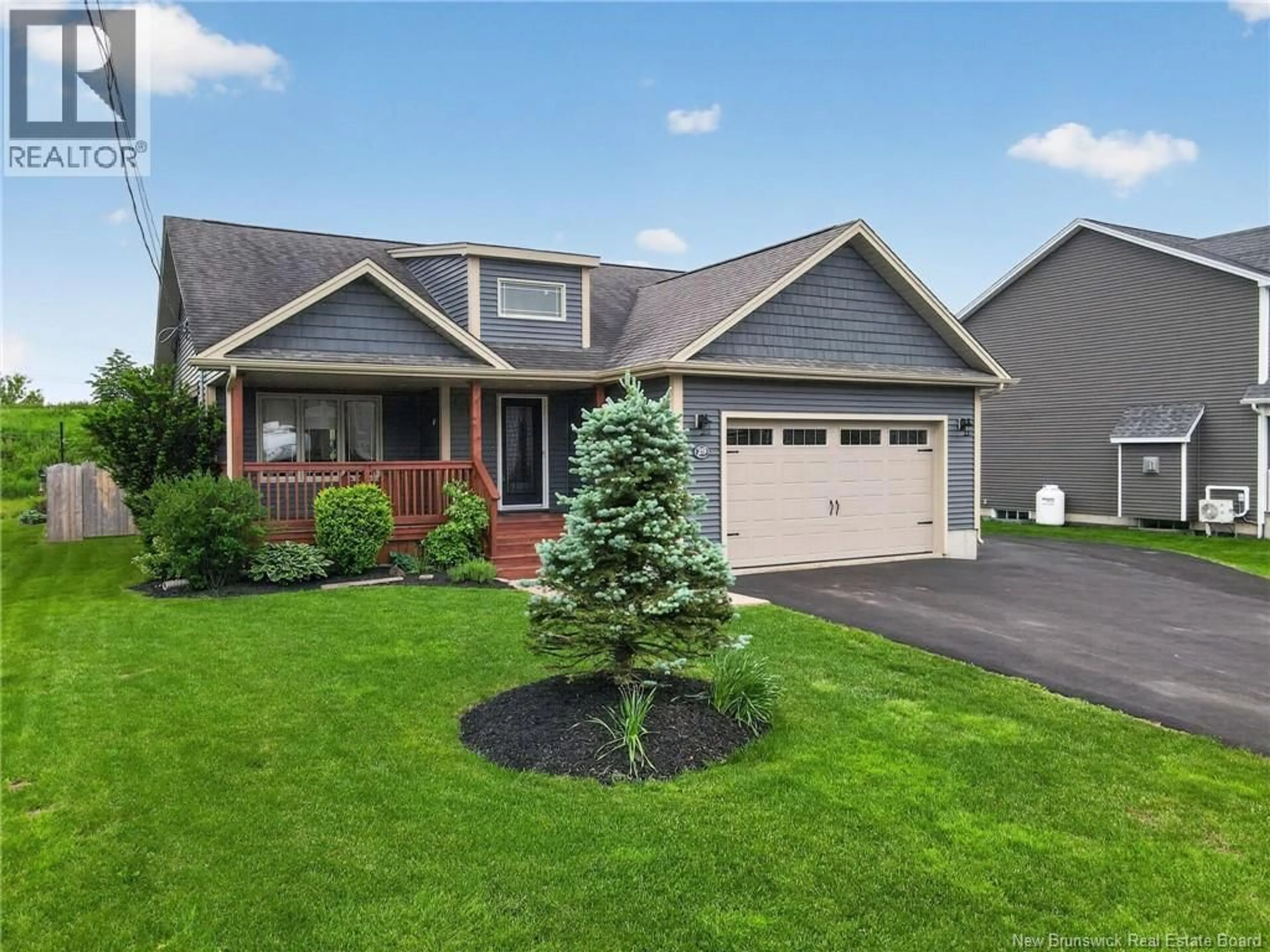Home with vinyl exterior material, street for 29 WARNER STREET, Moncton New Brunswick E1A5T3