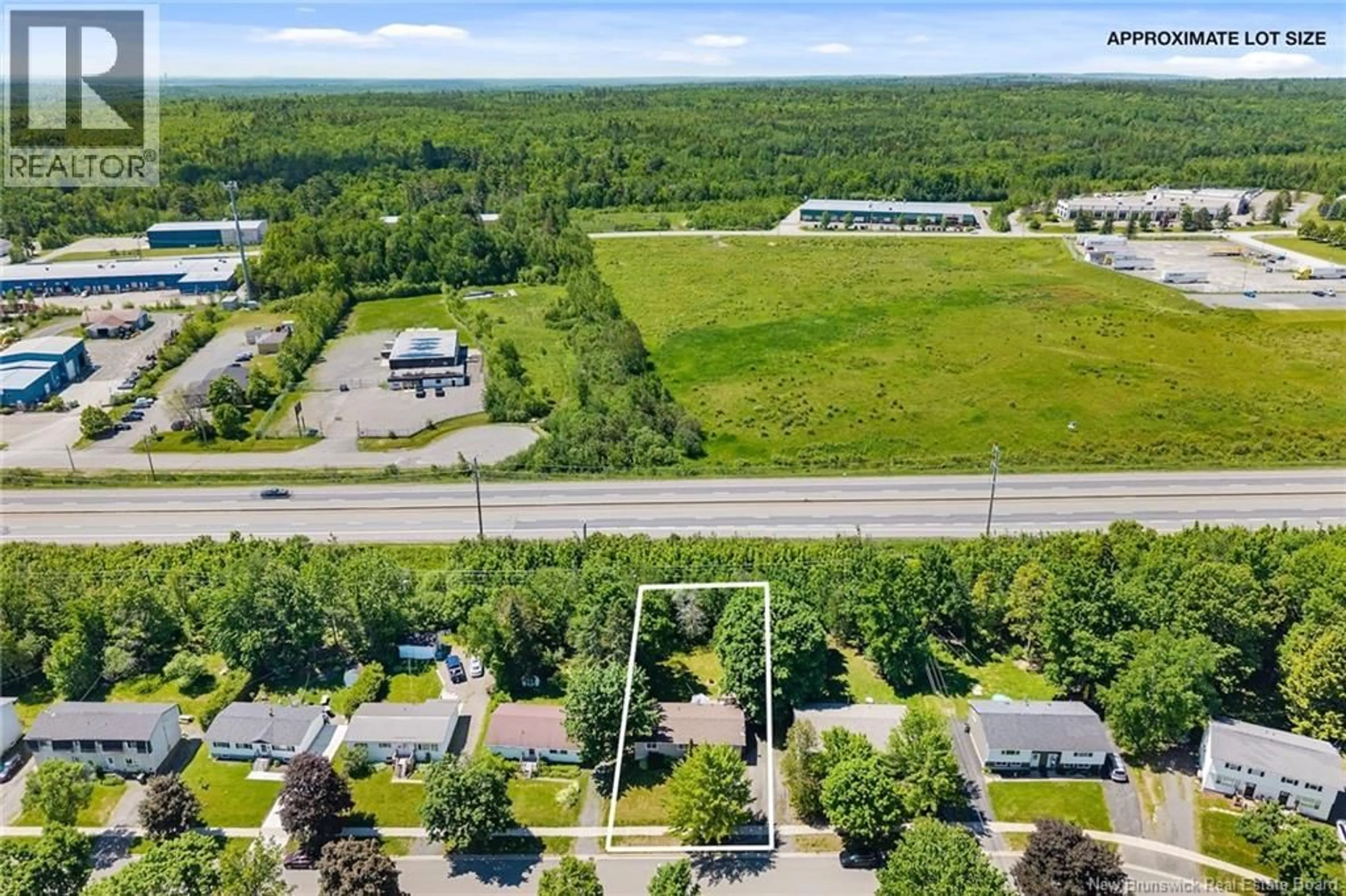 A pic from outside/outdoor area/front of a property/back of a property/a pic from drone, unknown for 160 TILLEY DRIVE, Fredericton New Brunswick E3B5L1