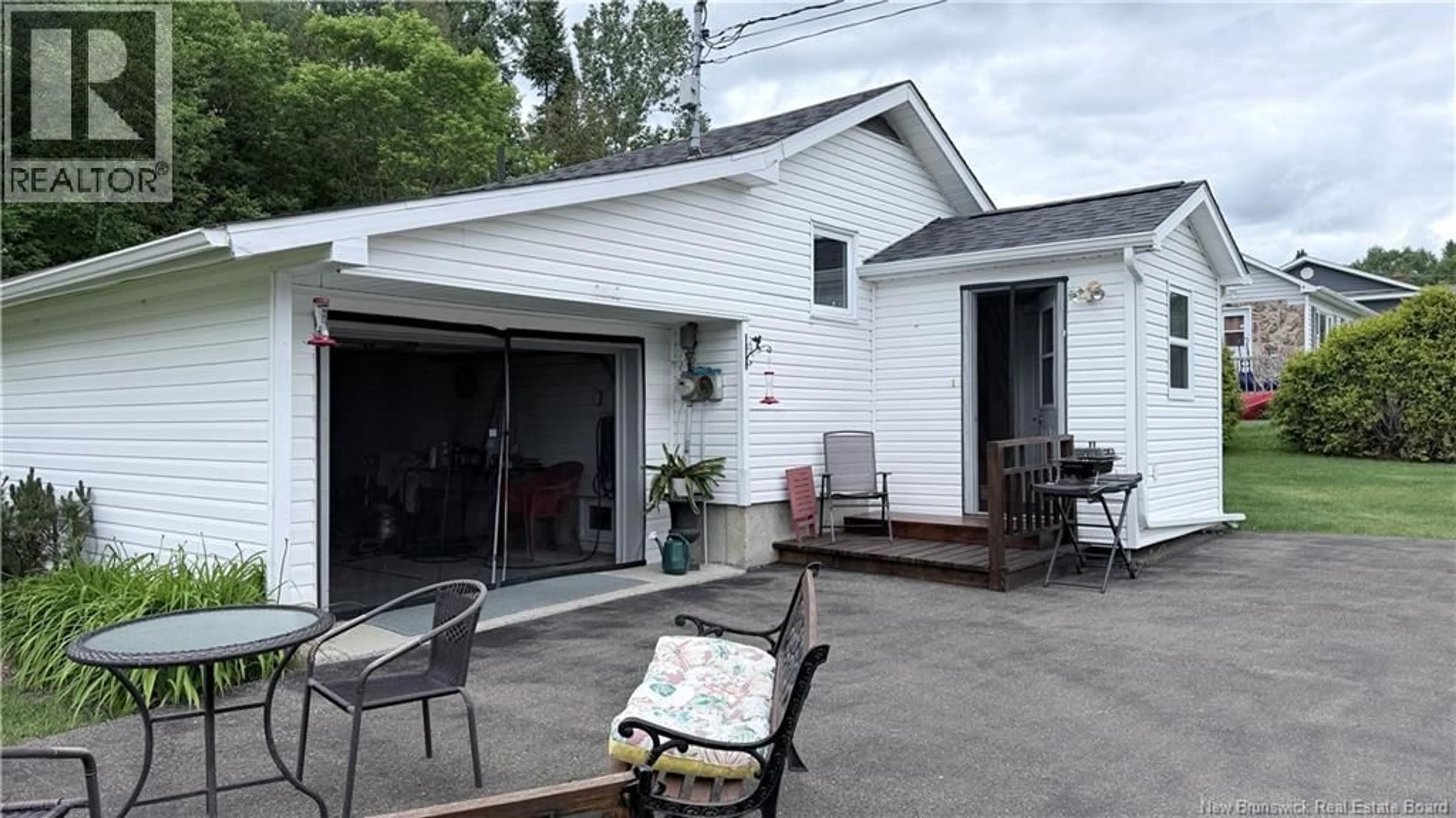 Patio, street for 221 BARRETT, Perth-Andover New Brunswick E7A1E1