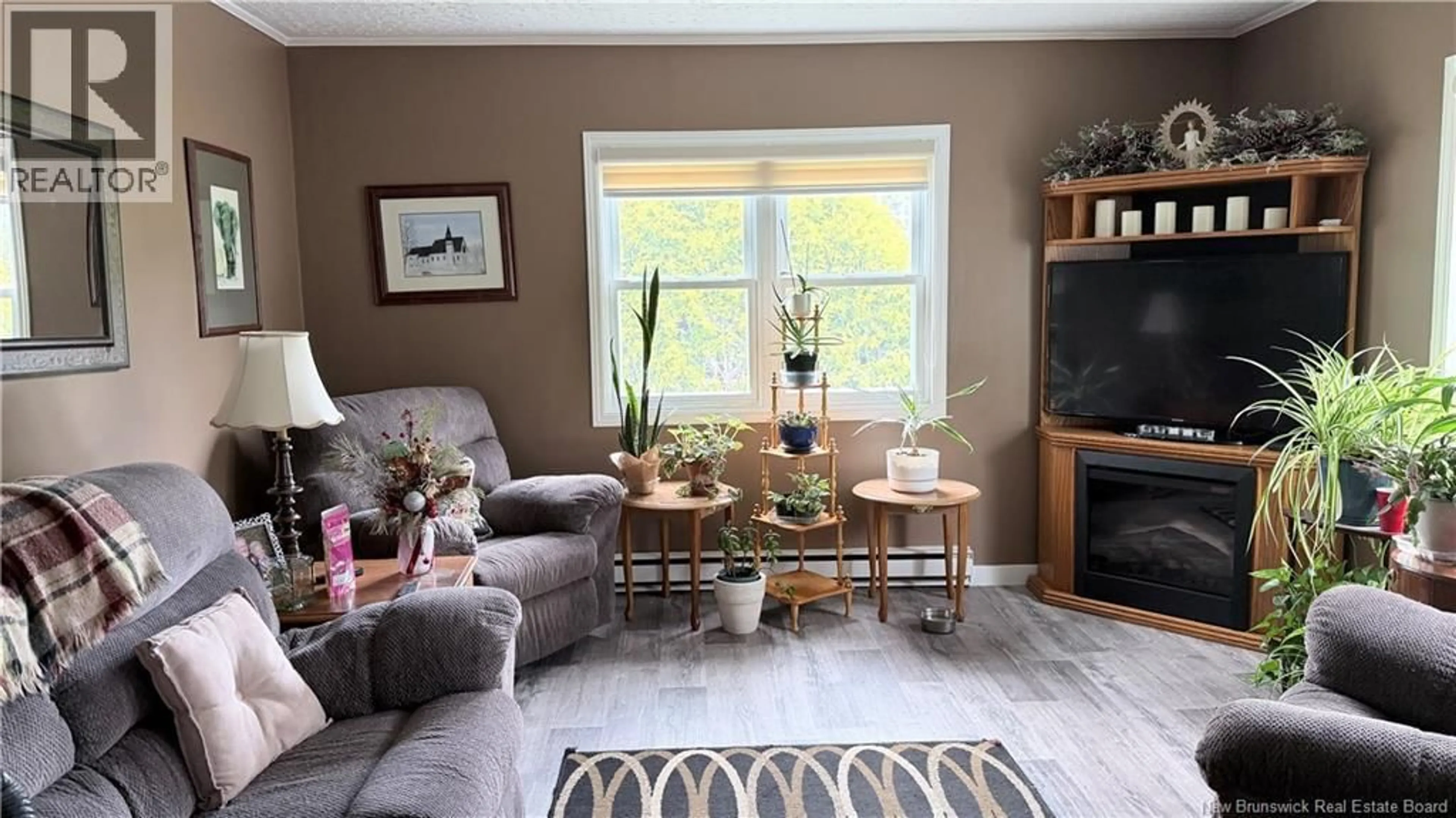 Living room with furniture, unknown for 221 BARRETT, Perth-Andover New Brunswick E7A1E1