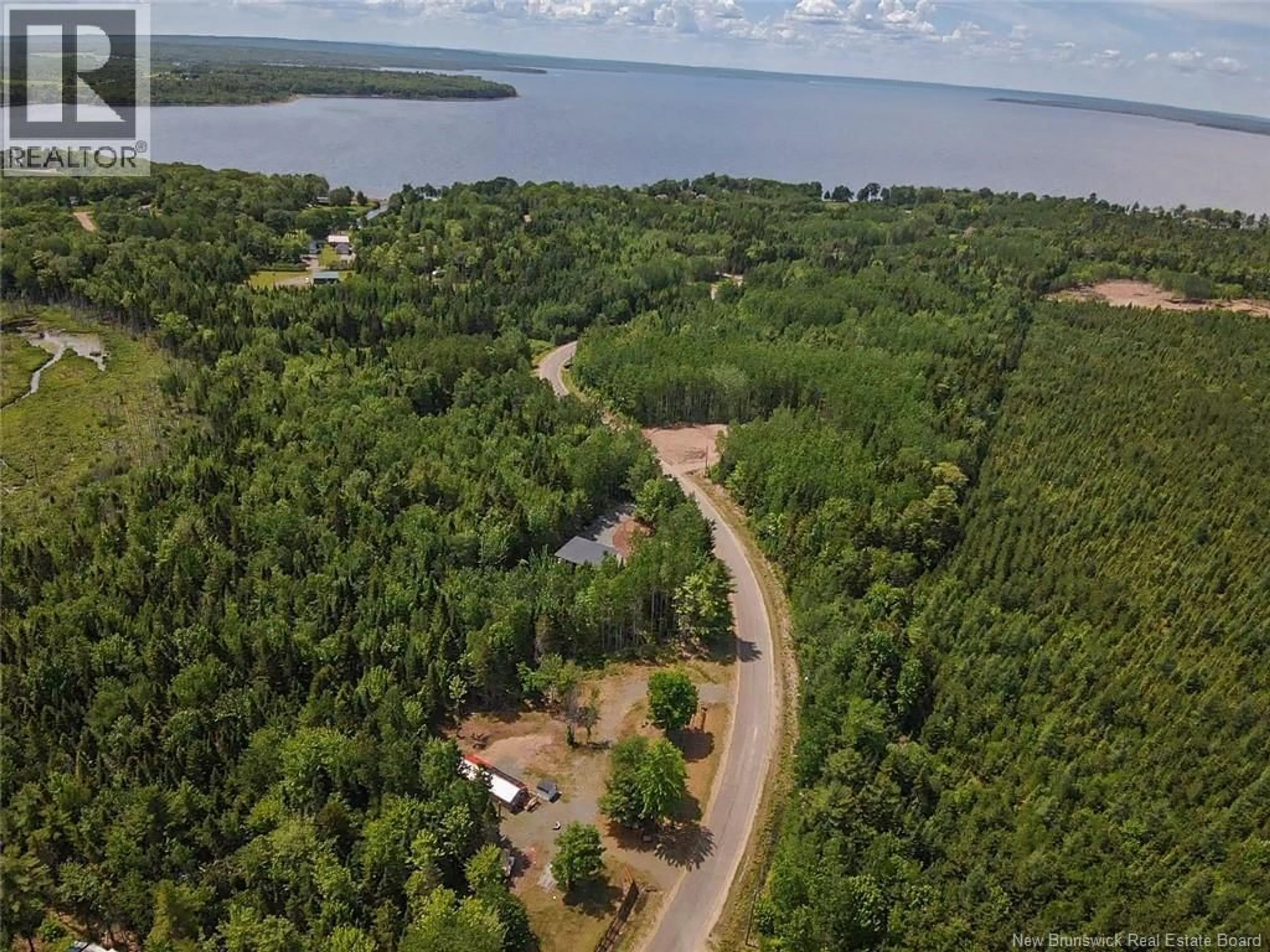 A pic from outside/outdoor area/front of a property/back of a property/a pic from drone, water/lake/river/ocean view for 26 SUNSET VIEW LANE, Youngs Cove New Brunswick E4A0B3