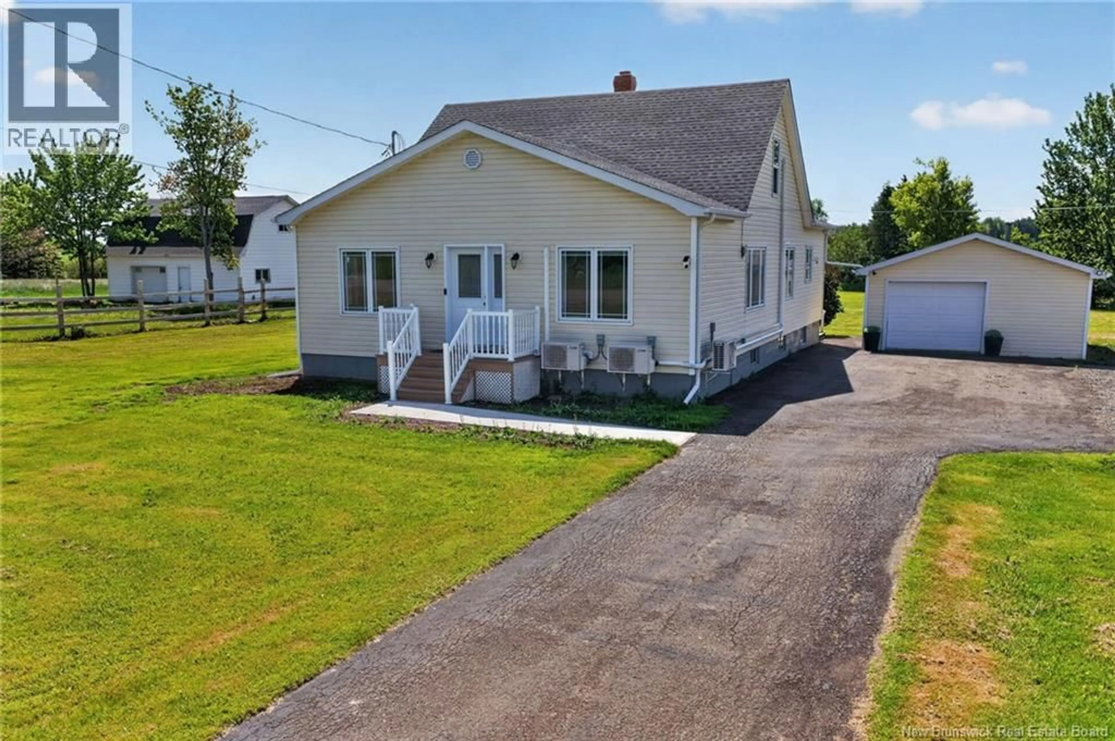 A pic from outside/outdoor area/front of a property/back of a property/a pic from drone, street for 2184 ROUTE 106, Allison New Brunswick E1G4L2
