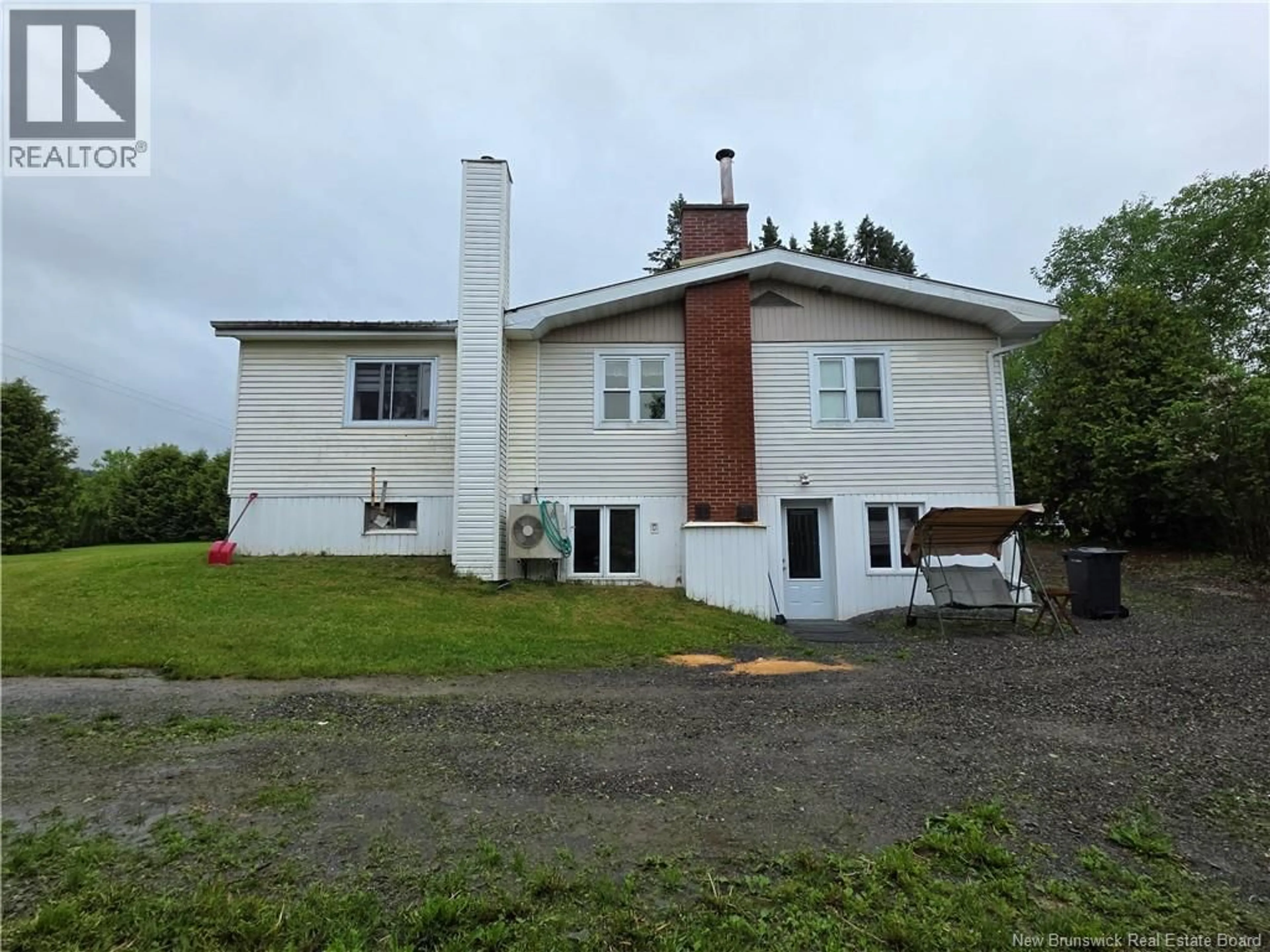 A pic from outside/outdoor area/front of a property/back of a property/a pic from drone, building for 159 CH DEL LA GRANDE-RIVIÈRE, Saint-Léonard New Brunswick E7E2K3