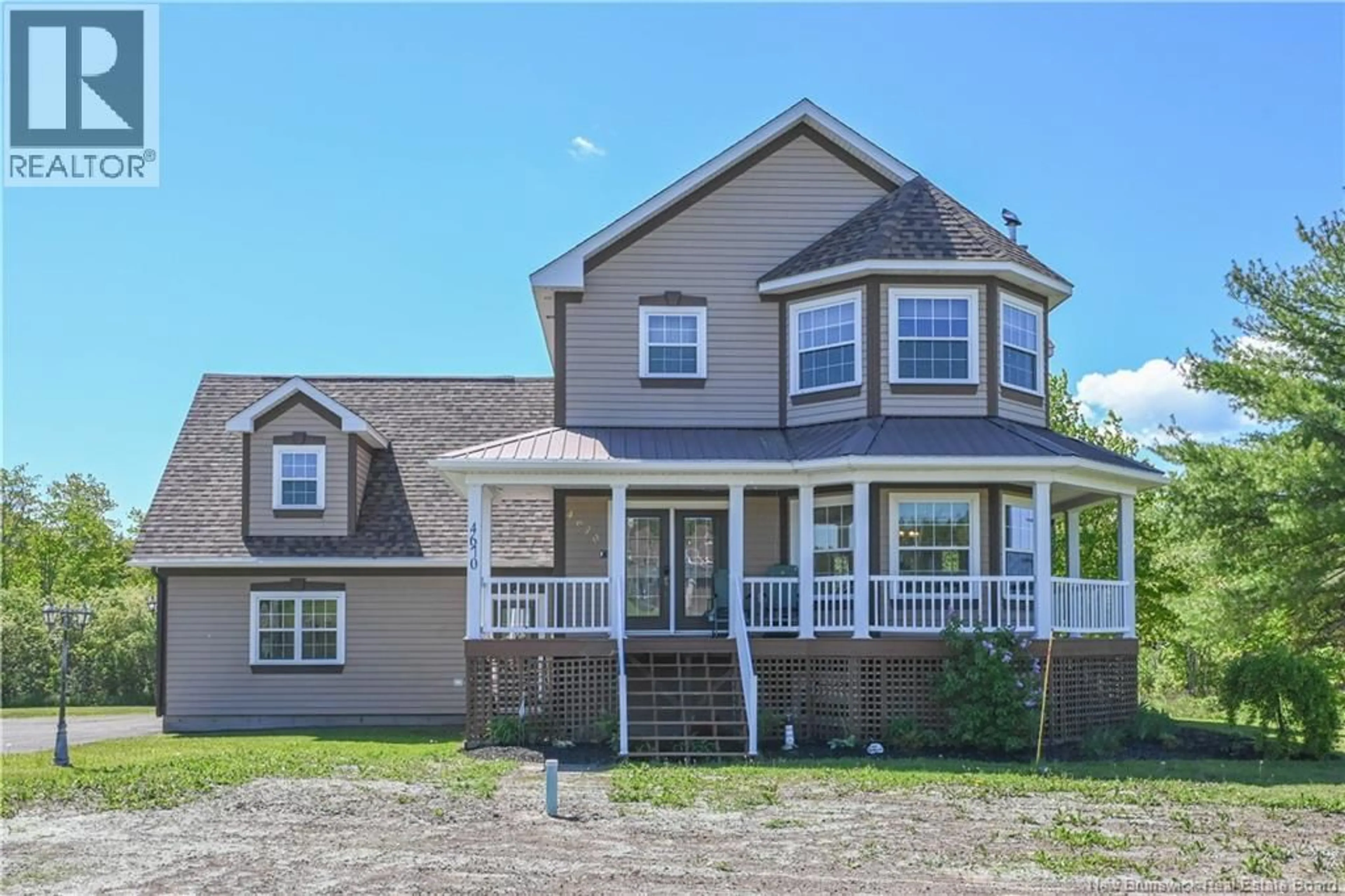 Home with vinyl exterior material, street for 4670 ROUTE 160, Pont-Landry New Brunswick E1X2S5