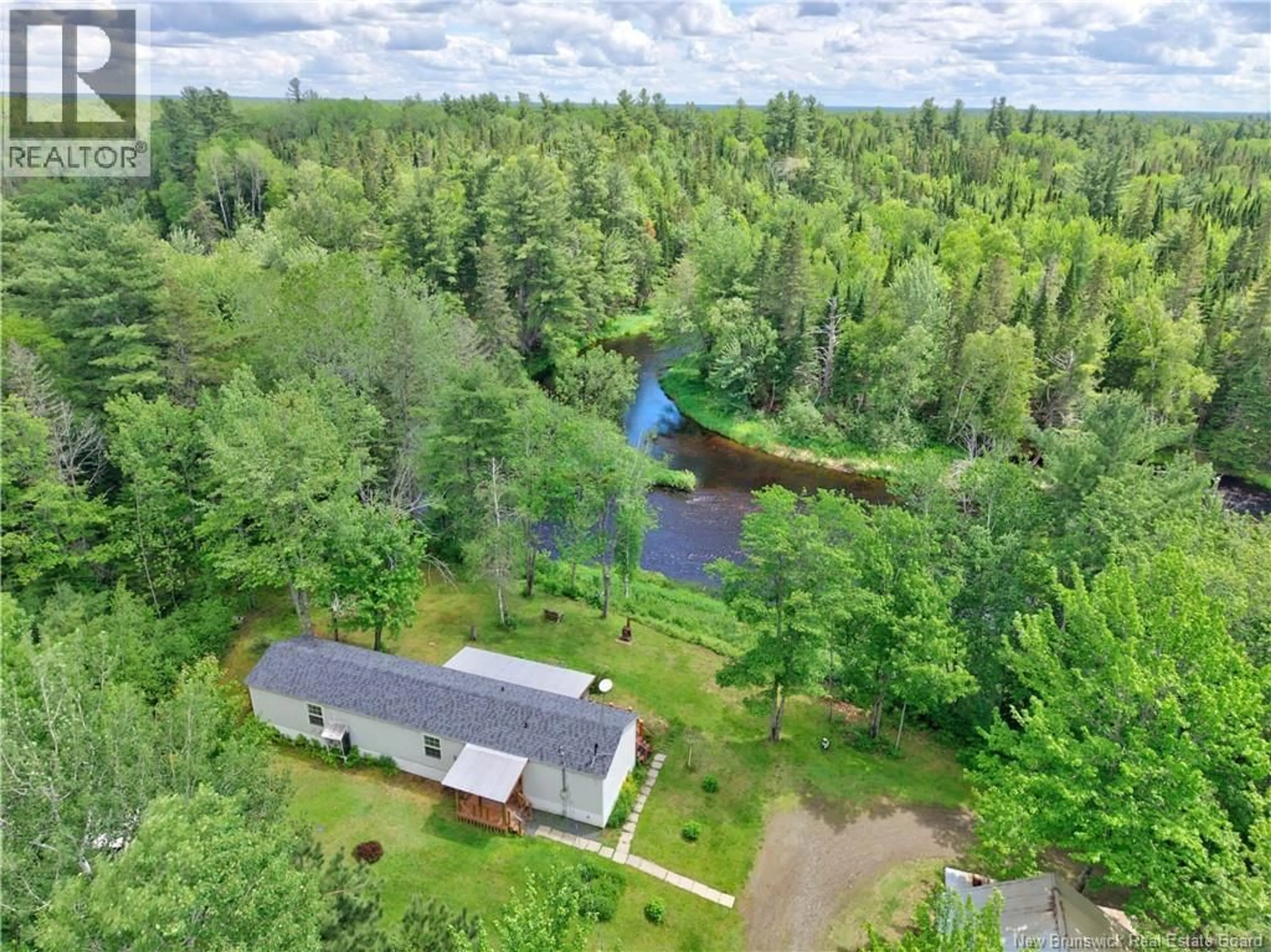 A pic from outside/outdoor area/front of a property/back of a property/a pic from drone, water/lake/river/ocean view for 12842 ROUTE 126, Barnaby New Brunswick E1N6G4