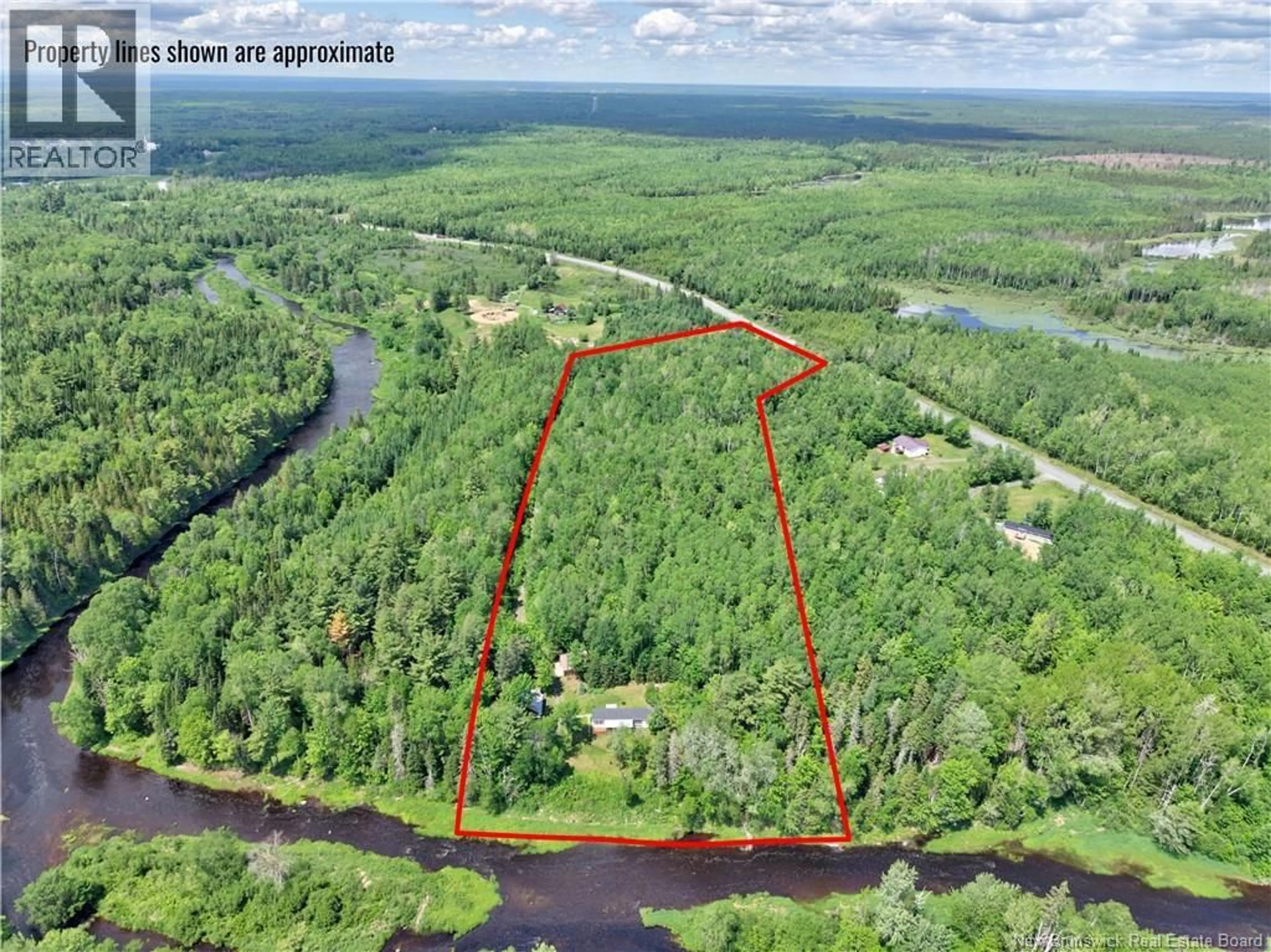 A pic from outside/outdoor area/front of a property/back of a property/a pic from drone, water/lake/river/ocean view for 12842 ROUTE 126, Barnaby New Brunswick E1N6G4