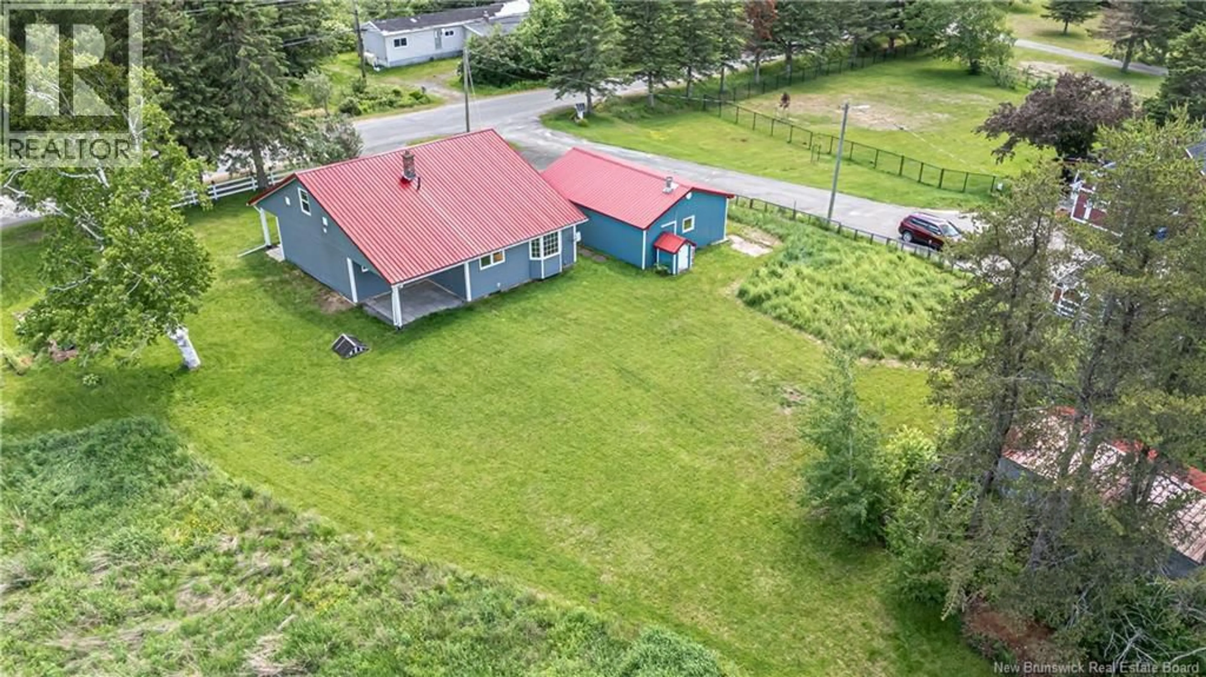 A pic from outside/outdoor area/front of a property/back of a property/a pic from drone, building for 24 MEMORY LANE, Penniac New Brunswick E3A9C1