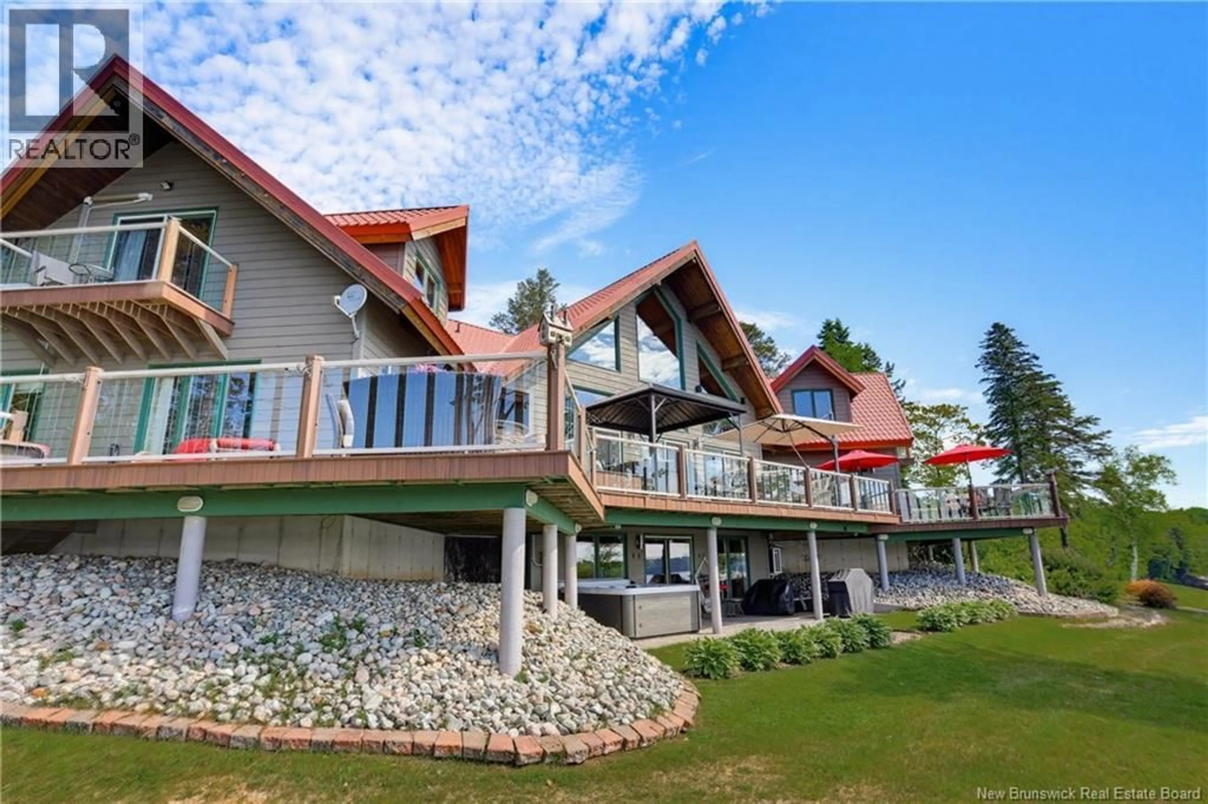 Patio, water/lake/river/ocean view for 30 ROCKCLIFF BOULEVARD, Miramichi New Brunswick E1V3C5
