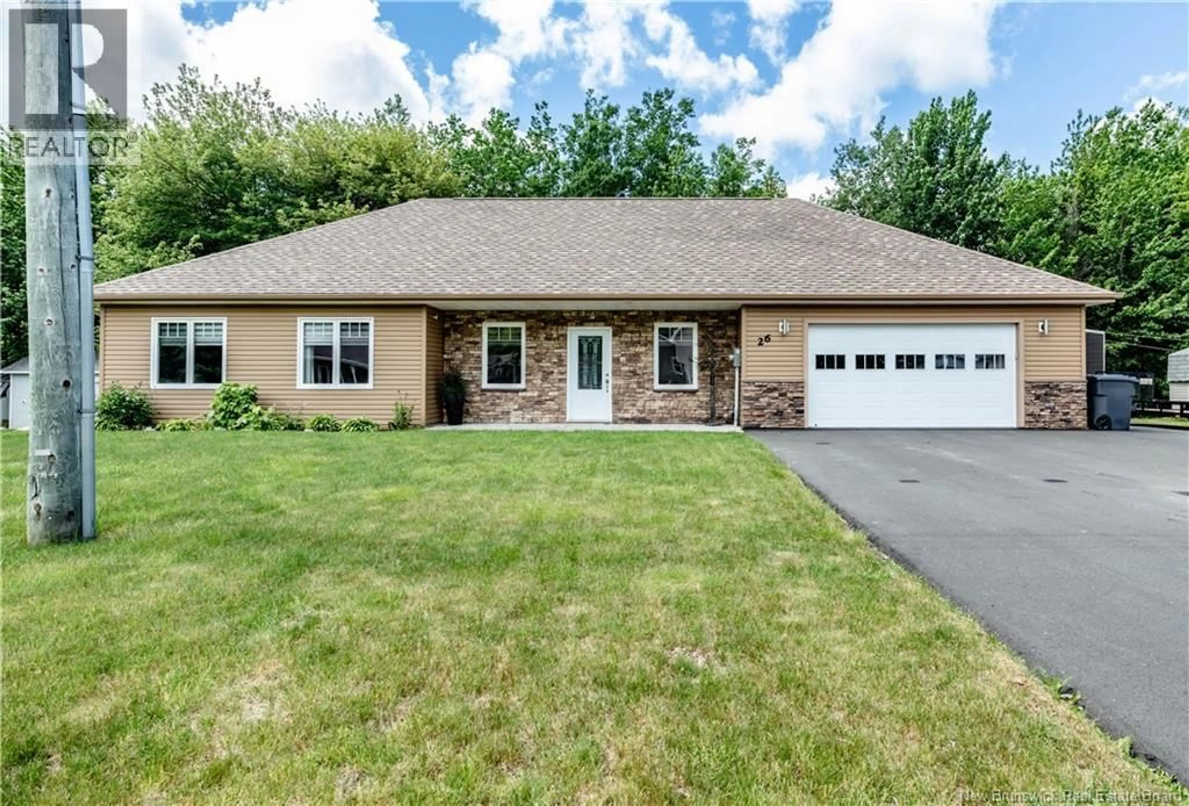 Home with brick exterior material, street for 26 LARLUPPE, Cap-Pelé New Brunswick E4N1W1