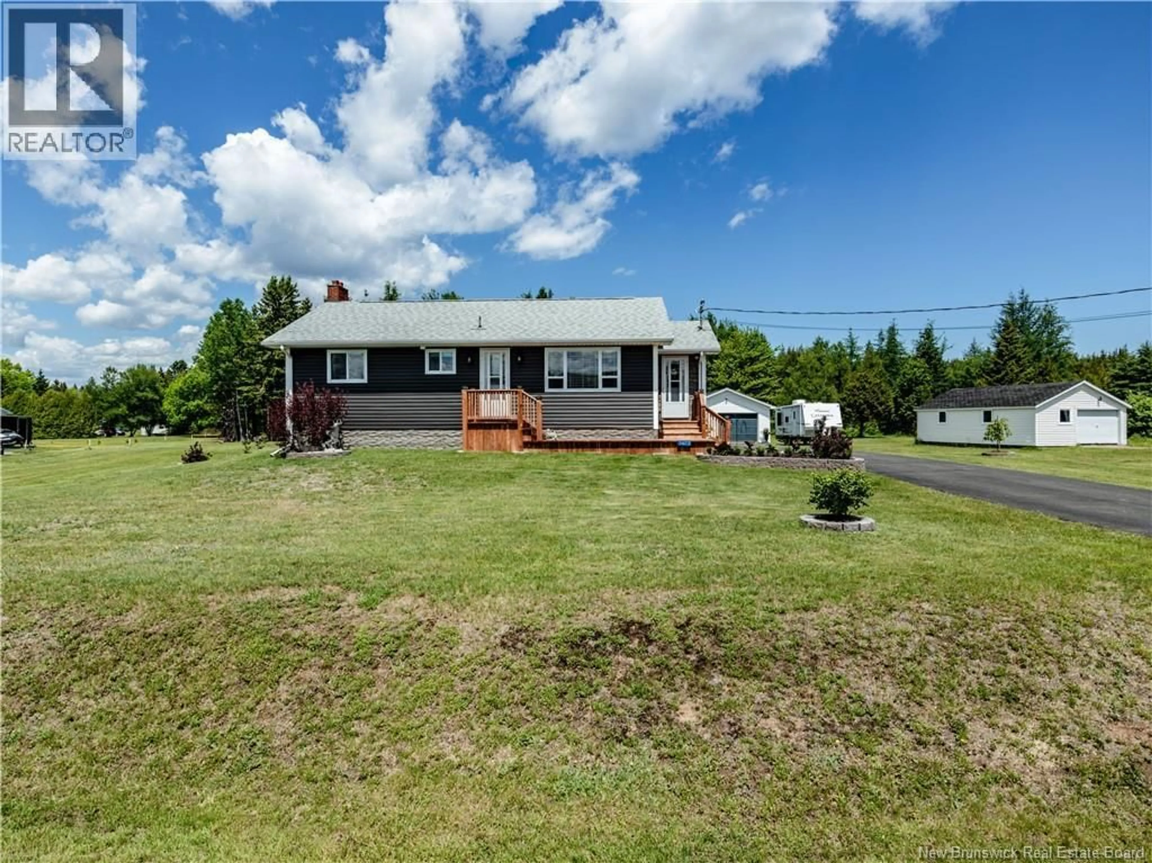 A pic from outside/outdoor area/front of a property/back of a property/a pic from drone, water/lake/river/ocean view for 3672 ROUTE 505, Richibucto-Village New Brunswick E4W1R2
