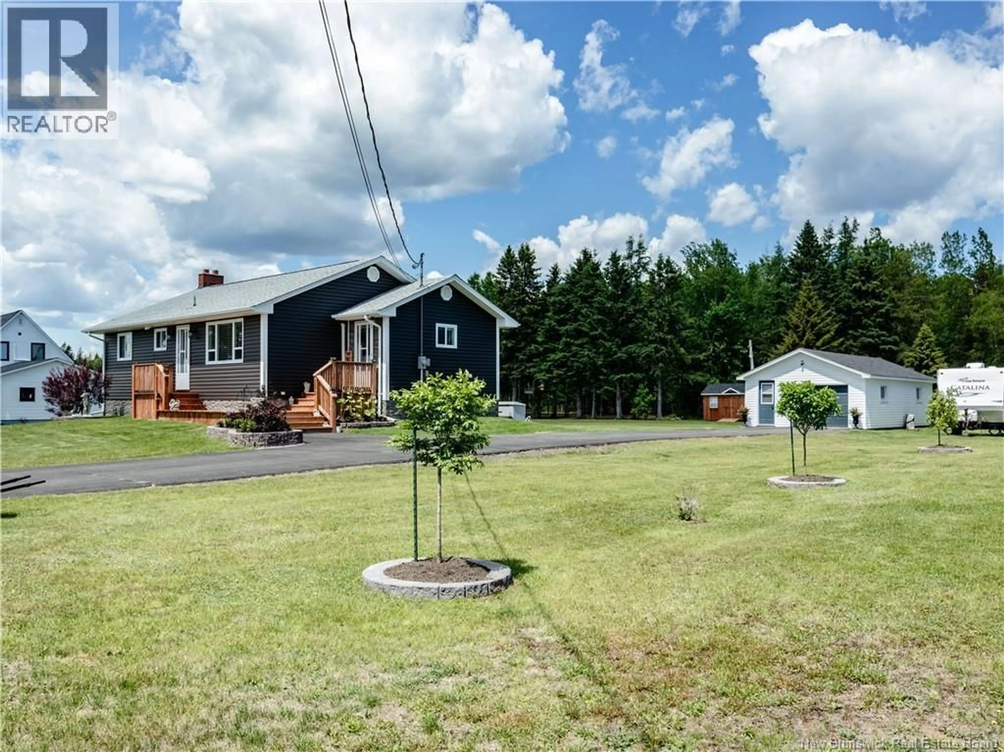 A pic from outside/outdoor area/front of a property/back of a property/a pic from drone, street for 3672 ROUTE 505, Richibucto-Village New Brunswick E4W1R2
