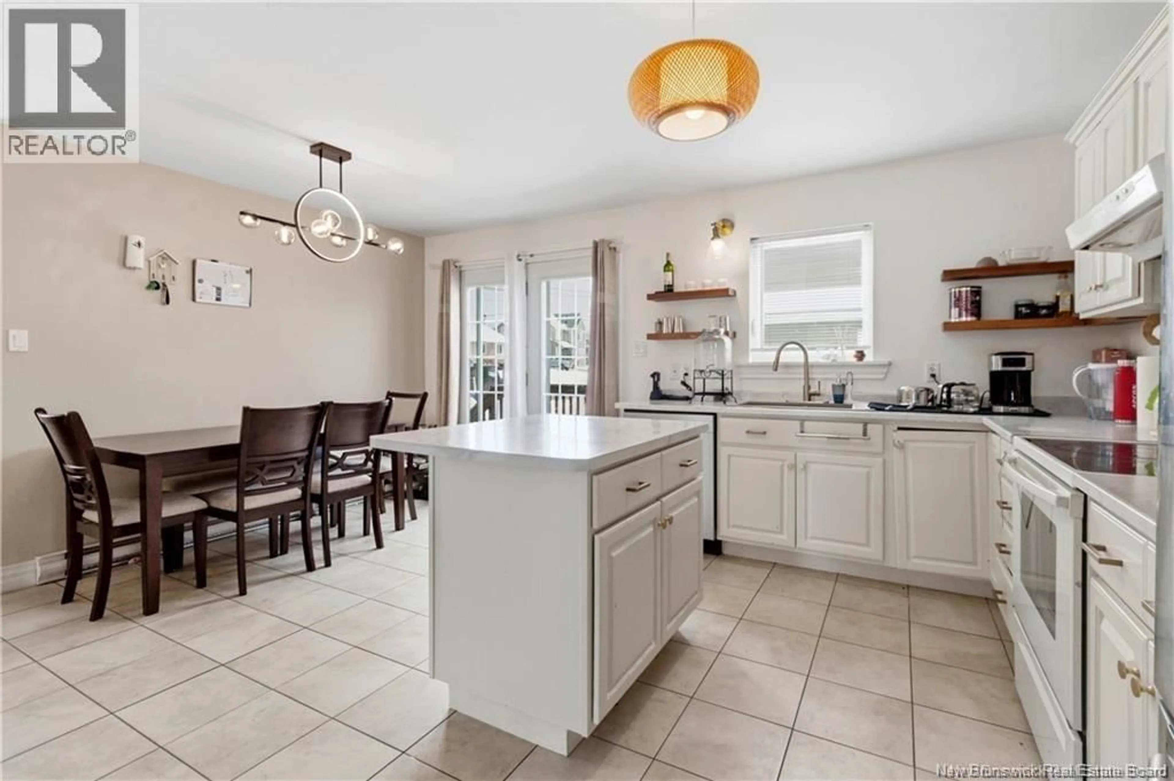 Open concept kitchen, ceramic/tile floor for 109 STILLWATER DRIVE, Moncton New Brunswick E1E0E3