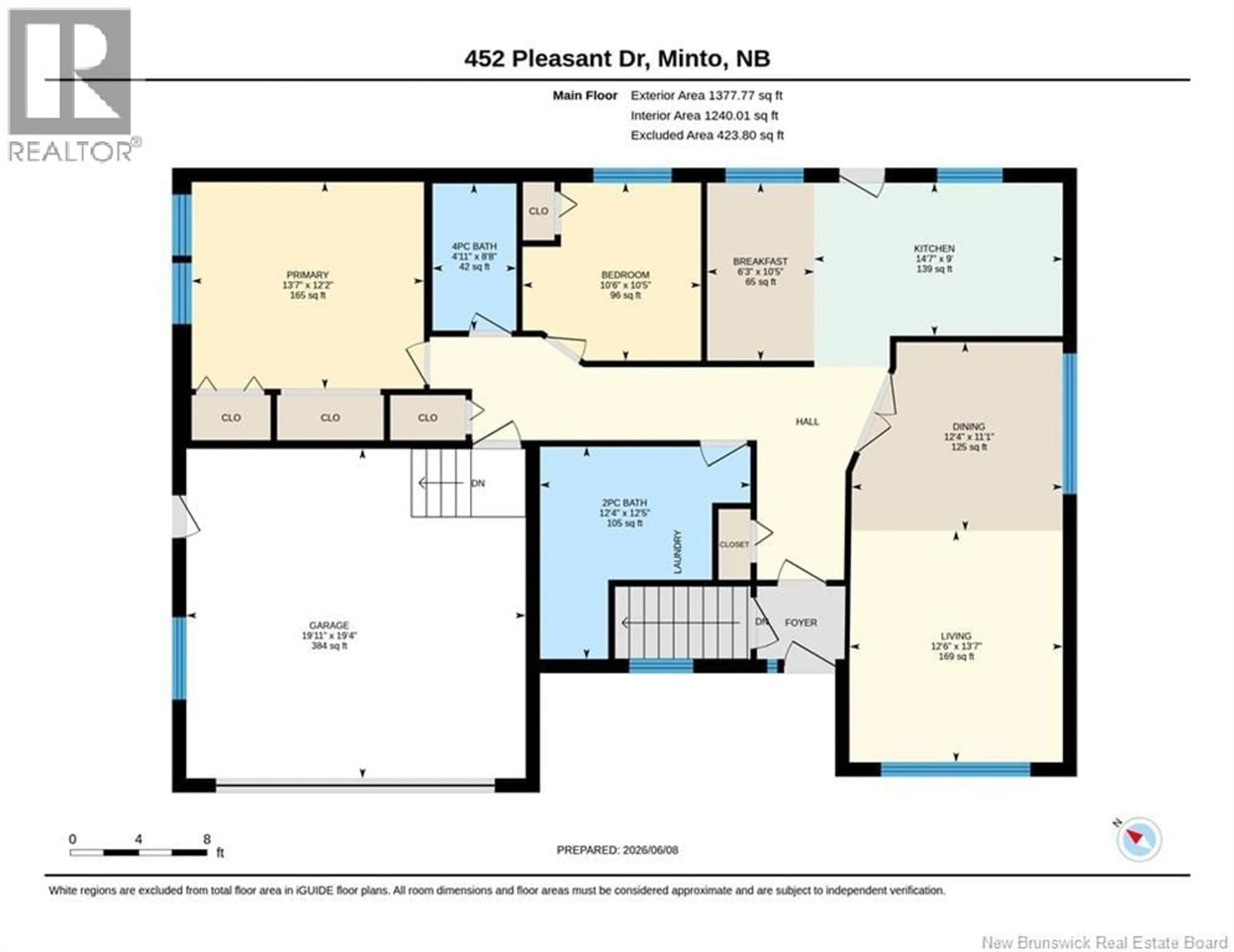 Floor plan for 452 PLEASANT DRIVE, Minto New Brunswick E4B2T3