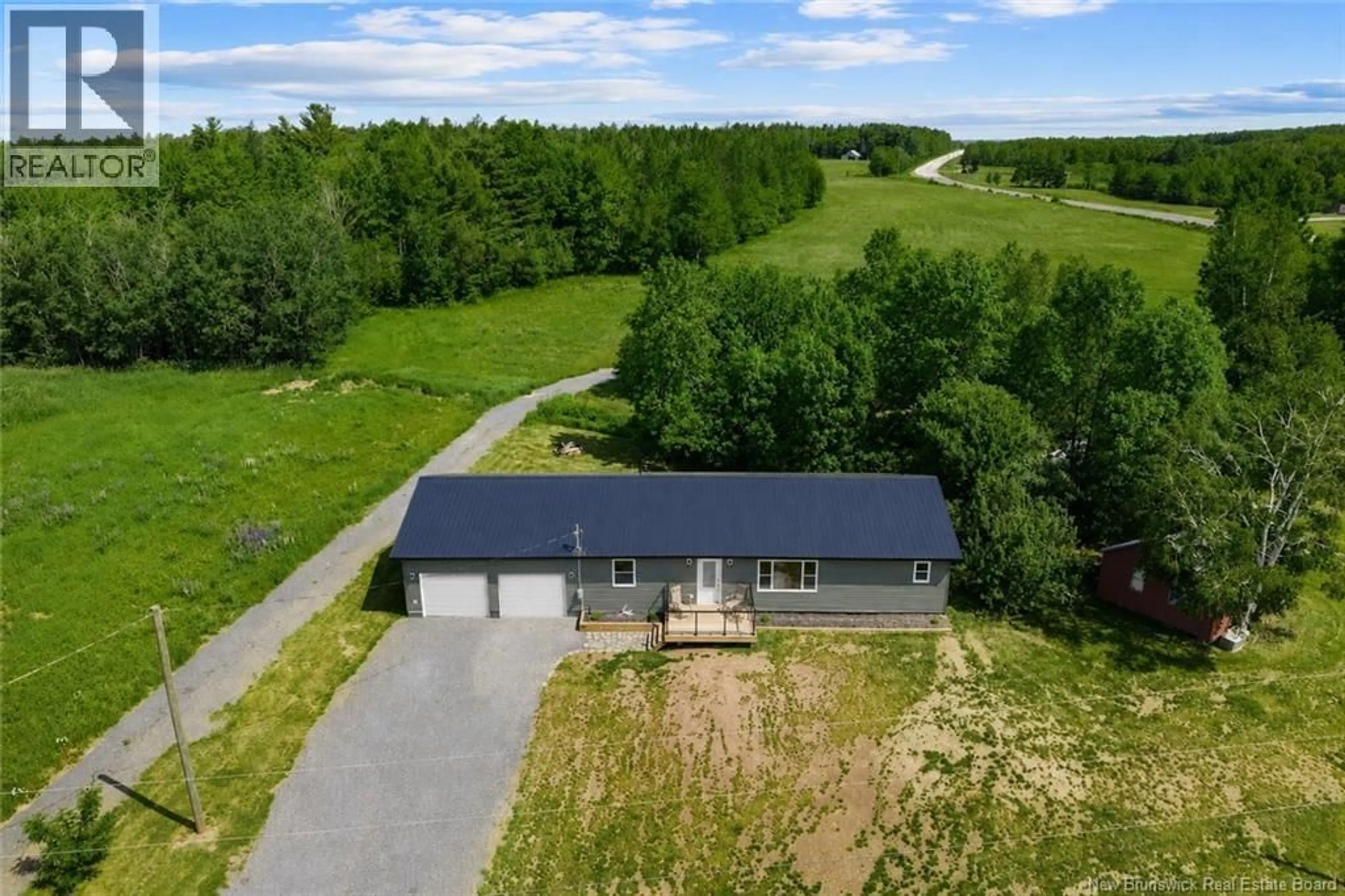 A pic from outside/outdoor area/front of a property/back of a property/a pic from drone, unknown for 12 MOTT ROAD, Waterborough New Brunswick E4C2Z1