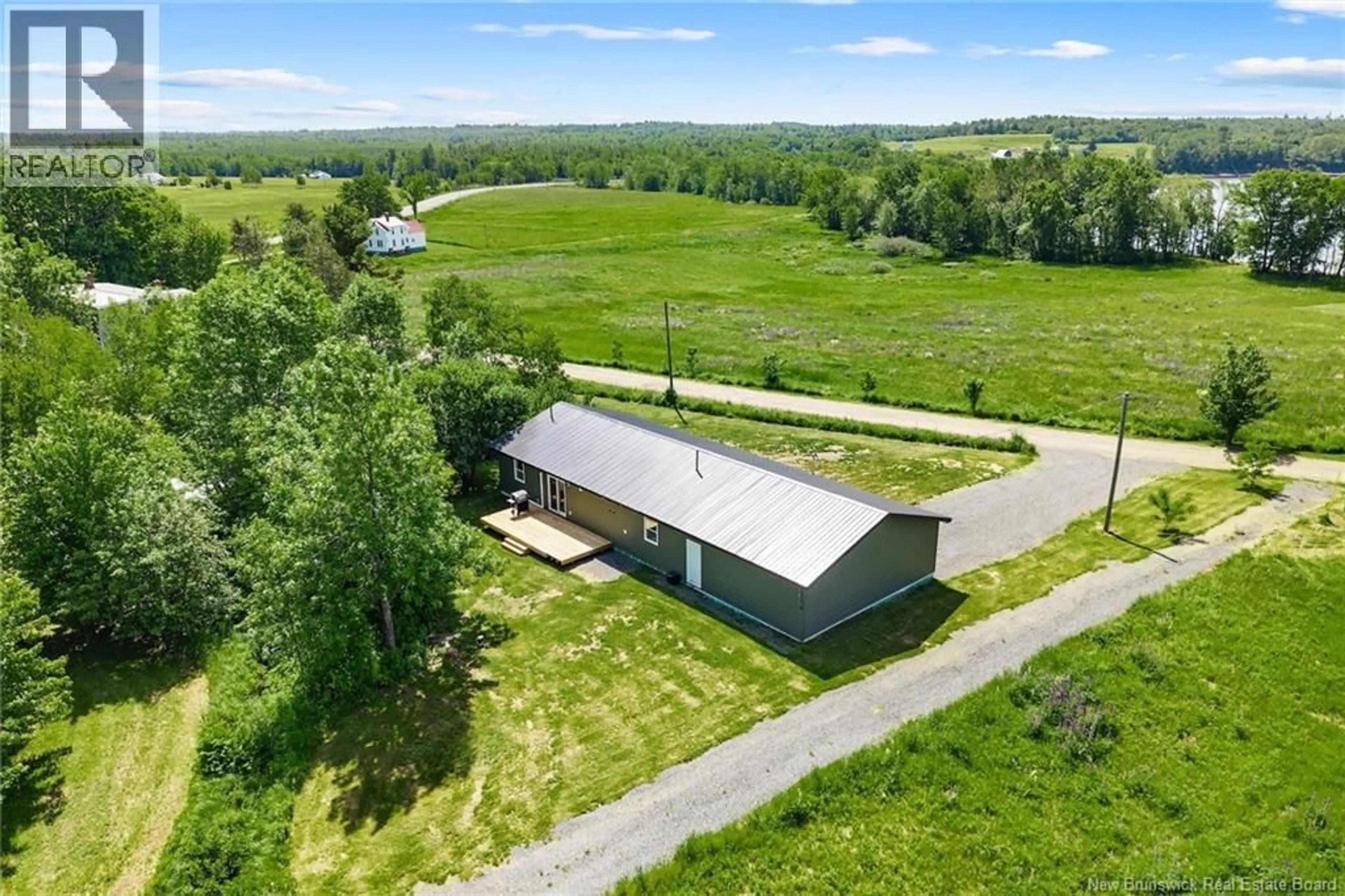 A pic from outside/outdoor area/front of a property/back of a property/a pic from drone, unknown for 12 MOTT ROAD, Waterborough New Brunswick E4C2Z1