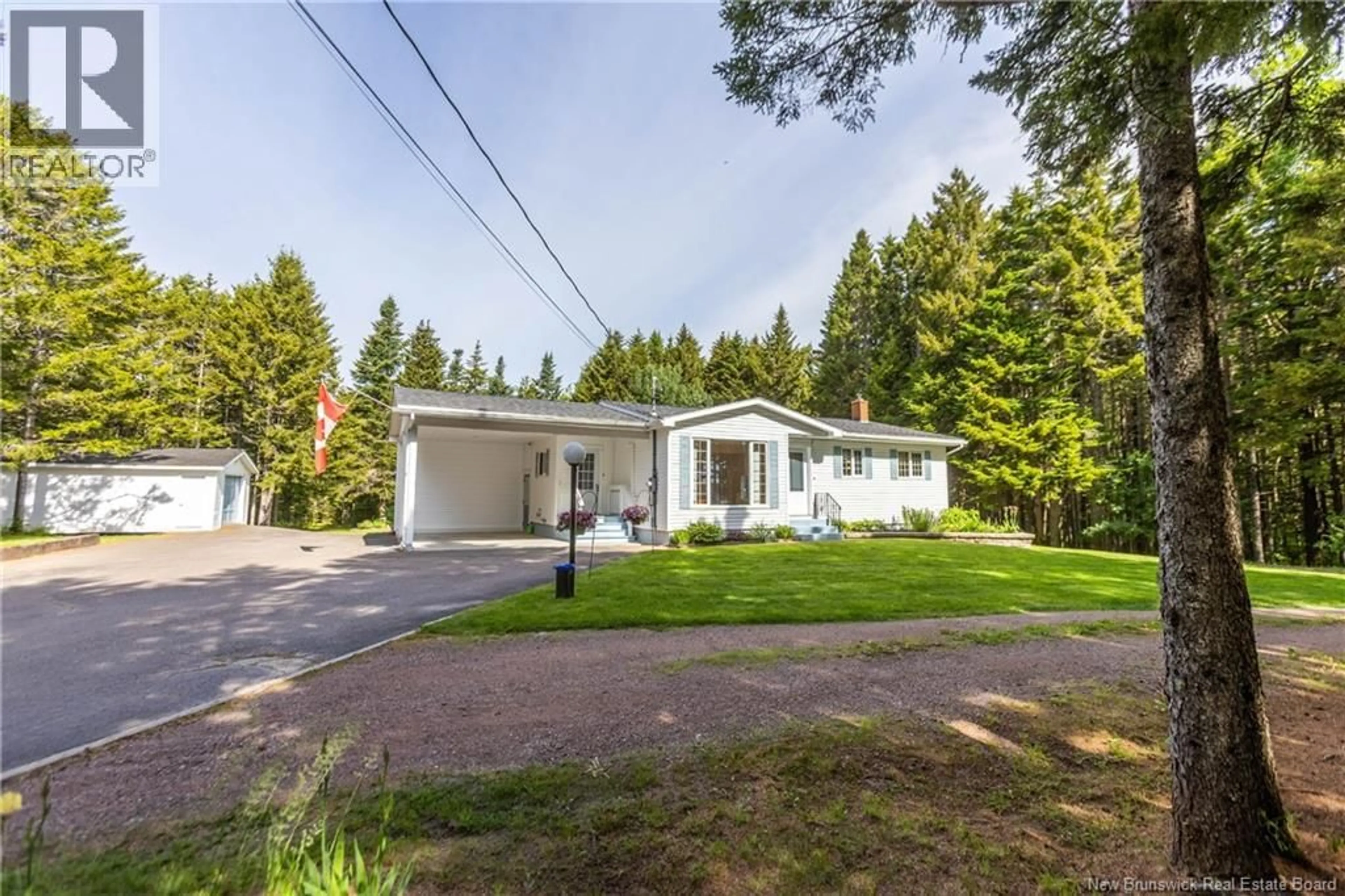 A pic from outside/outdoor area/front of a property/back of a property/a pic from drone, street for 18 TRILLIUM DRIVE, Sackville New Brunswick E4L3K2