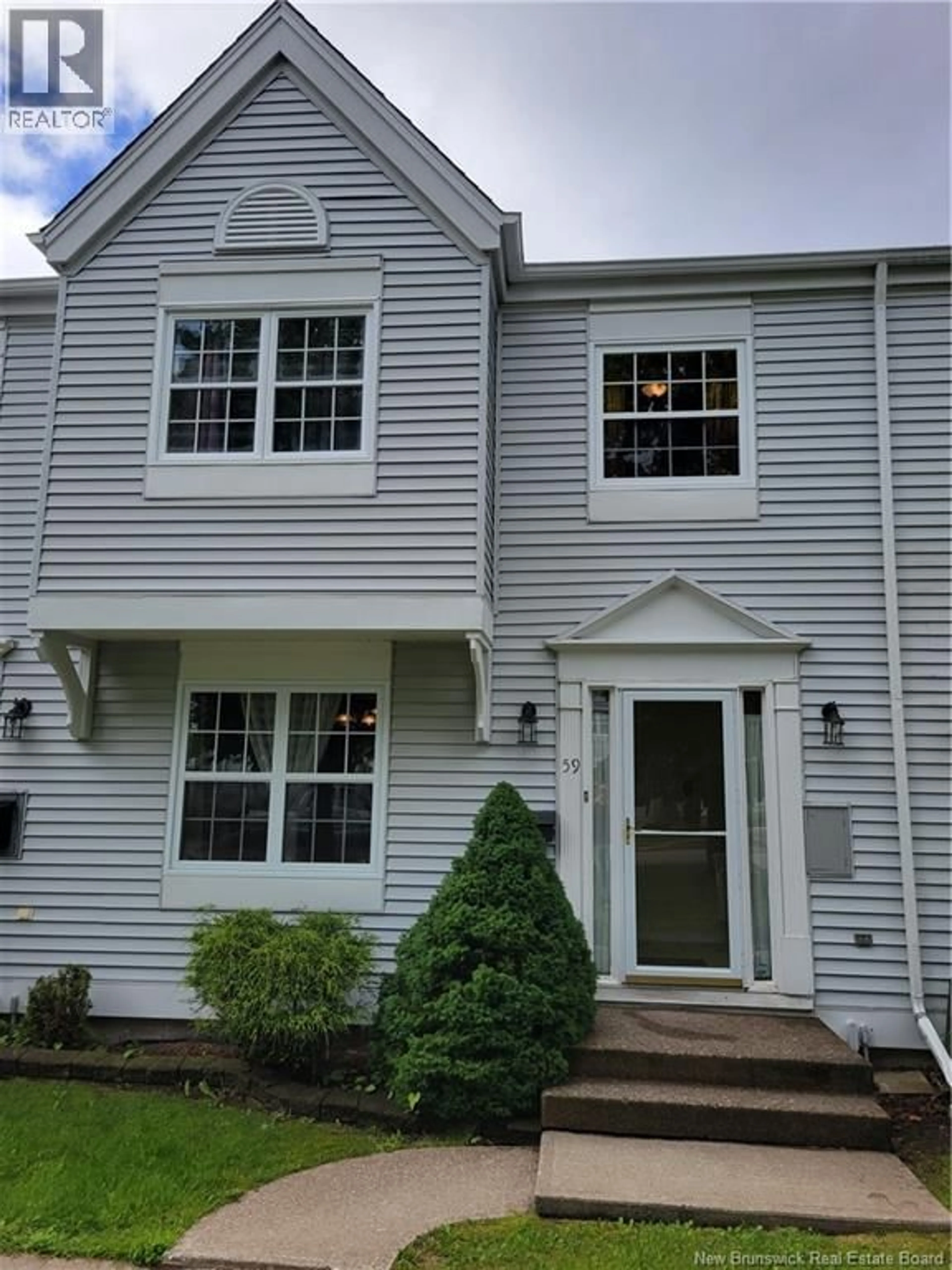 Home with vinyl exterior material, street for 59 BRENTWOOD CRESCENT, Saint John New Brunswick E2K4S1