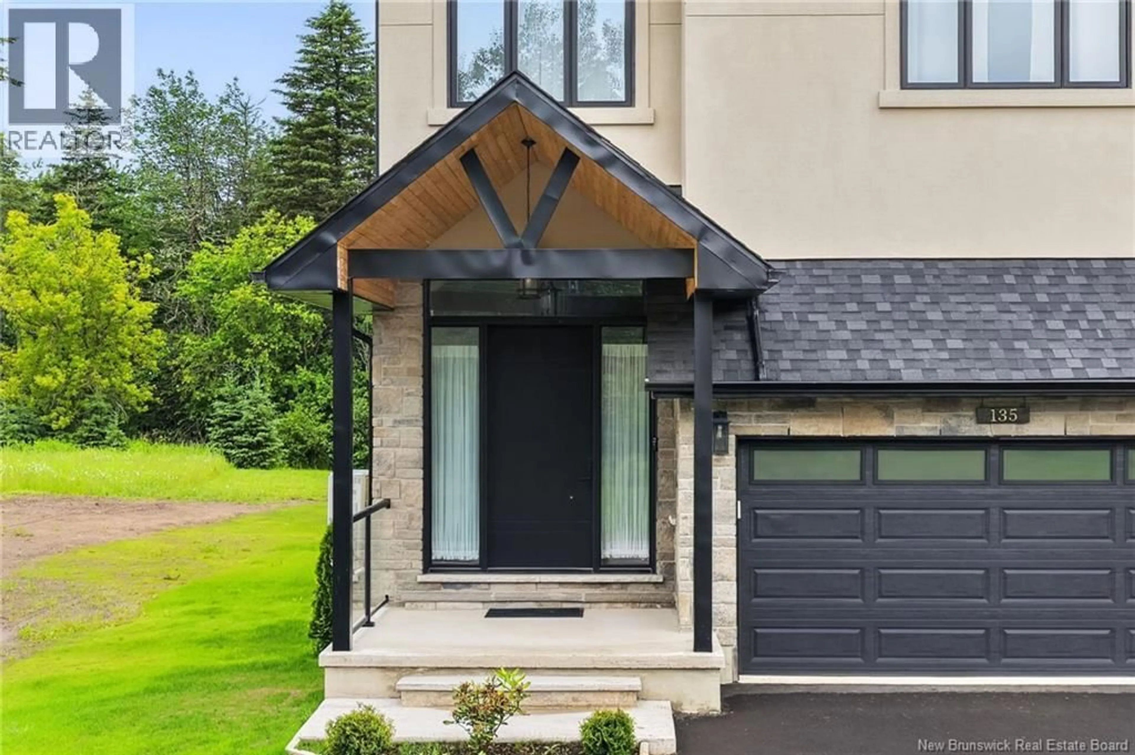 Home with brick exterior material, street for 135 CHARLES LUTES ROAD, Moncton New Brunswick E1G2P8