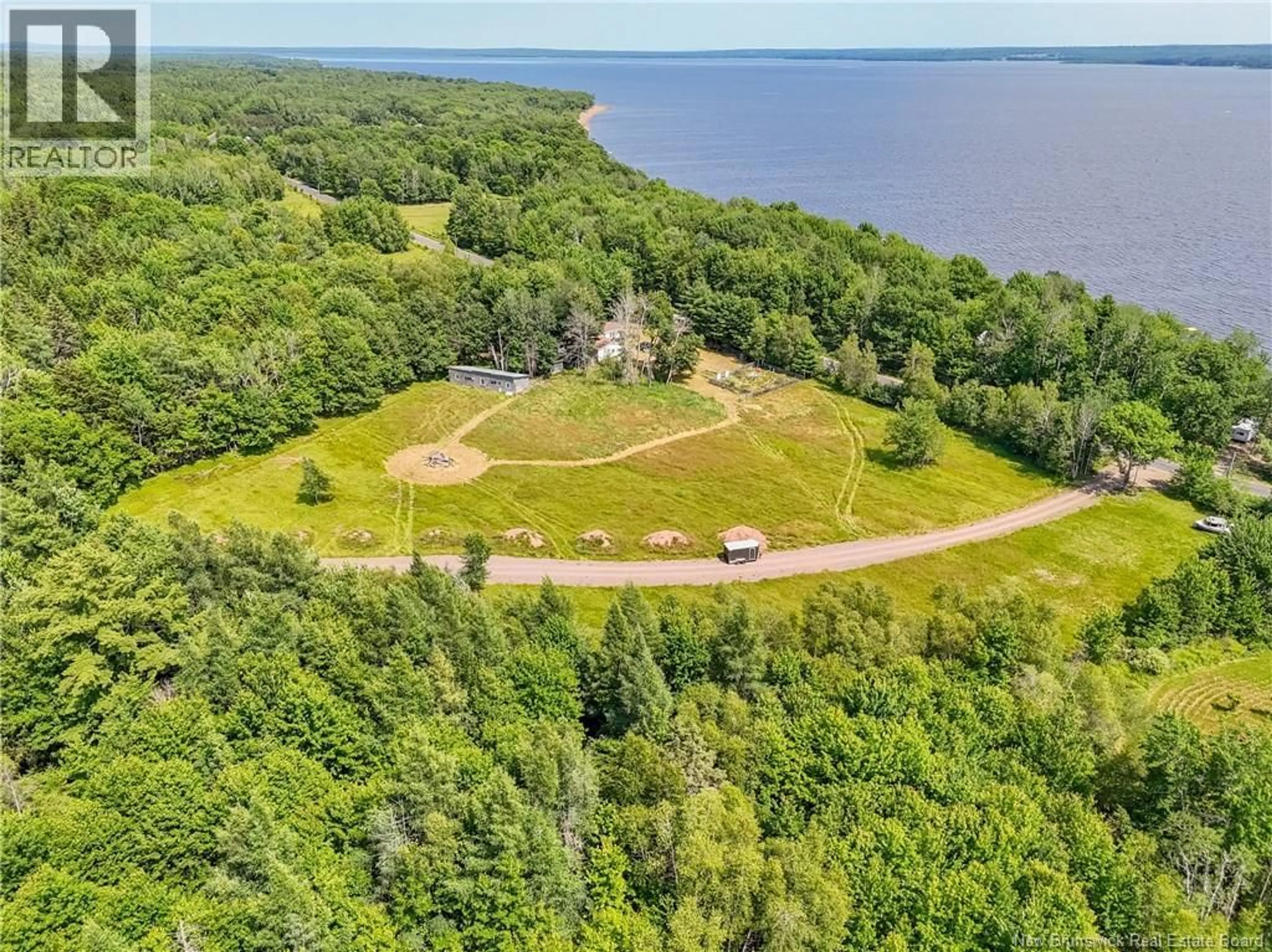 A pic from outside/outdoor area/front of a property/back of a property/a pic from drone, water/lake/river/ocean view for 520 SCOTCHTOWN ROAD, Scotchtown New Brunswick E4B1X8