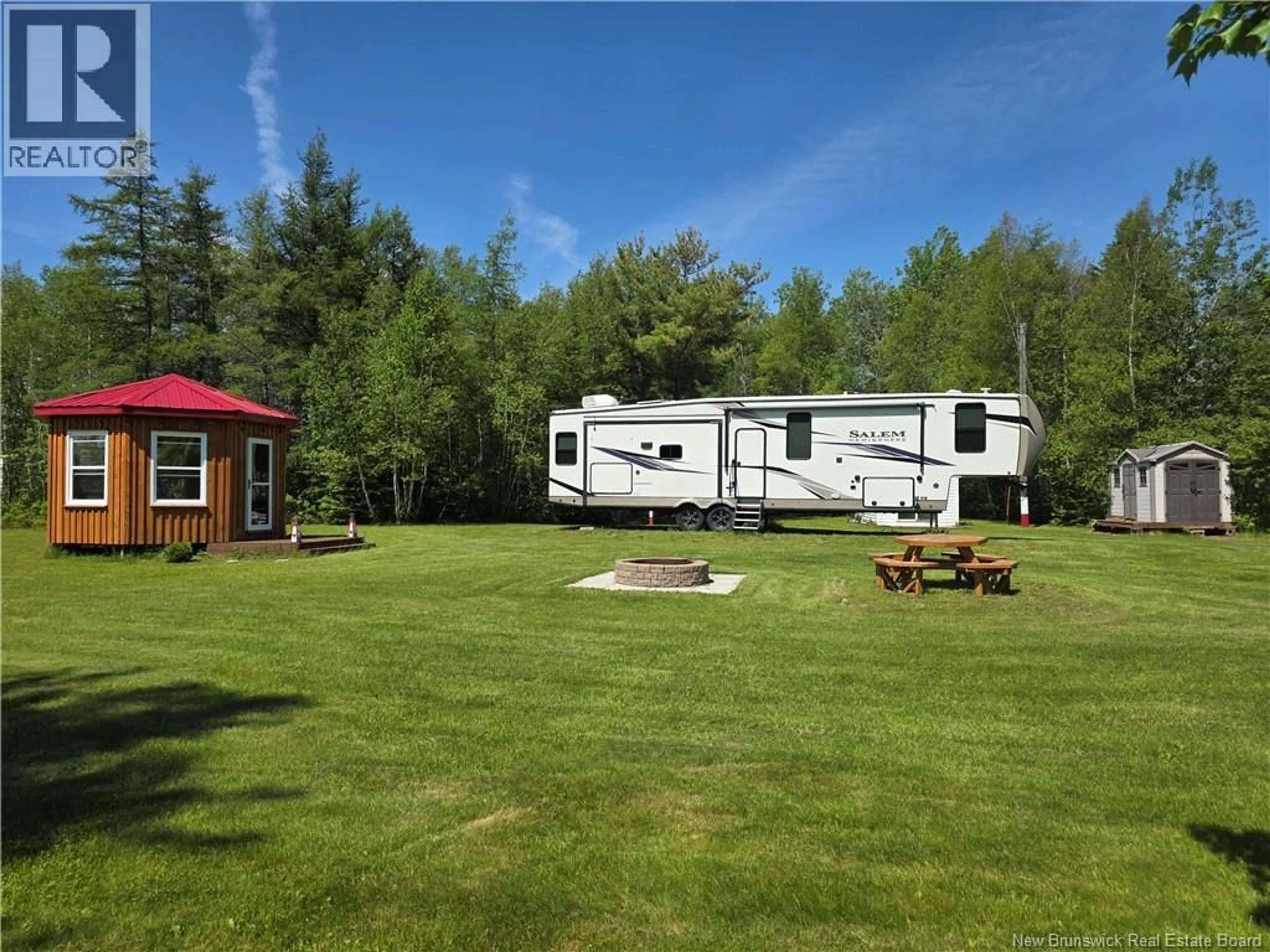 A pic from outside/outdoor area/front of a property/back of a property/a pic from drone, unknown for 1907 RTE 475, Saint-Edouard-De-Kent New Brunswick E4W1N5