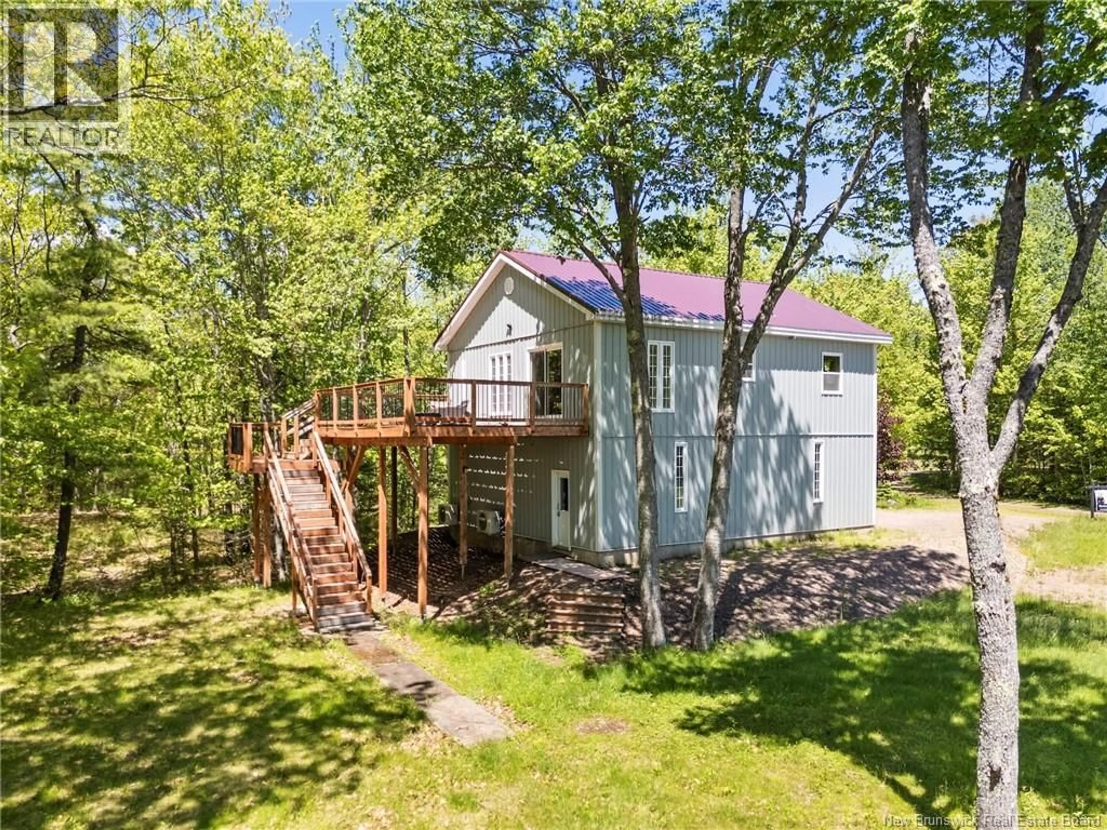 A pic from outside/outdoor area/front of a property/back of a property/a pic from drone, water/lake/river/ocean view for 99 FOSHAY BEACH ROAD, Cumberland Bay New Brunswick E4A3L8