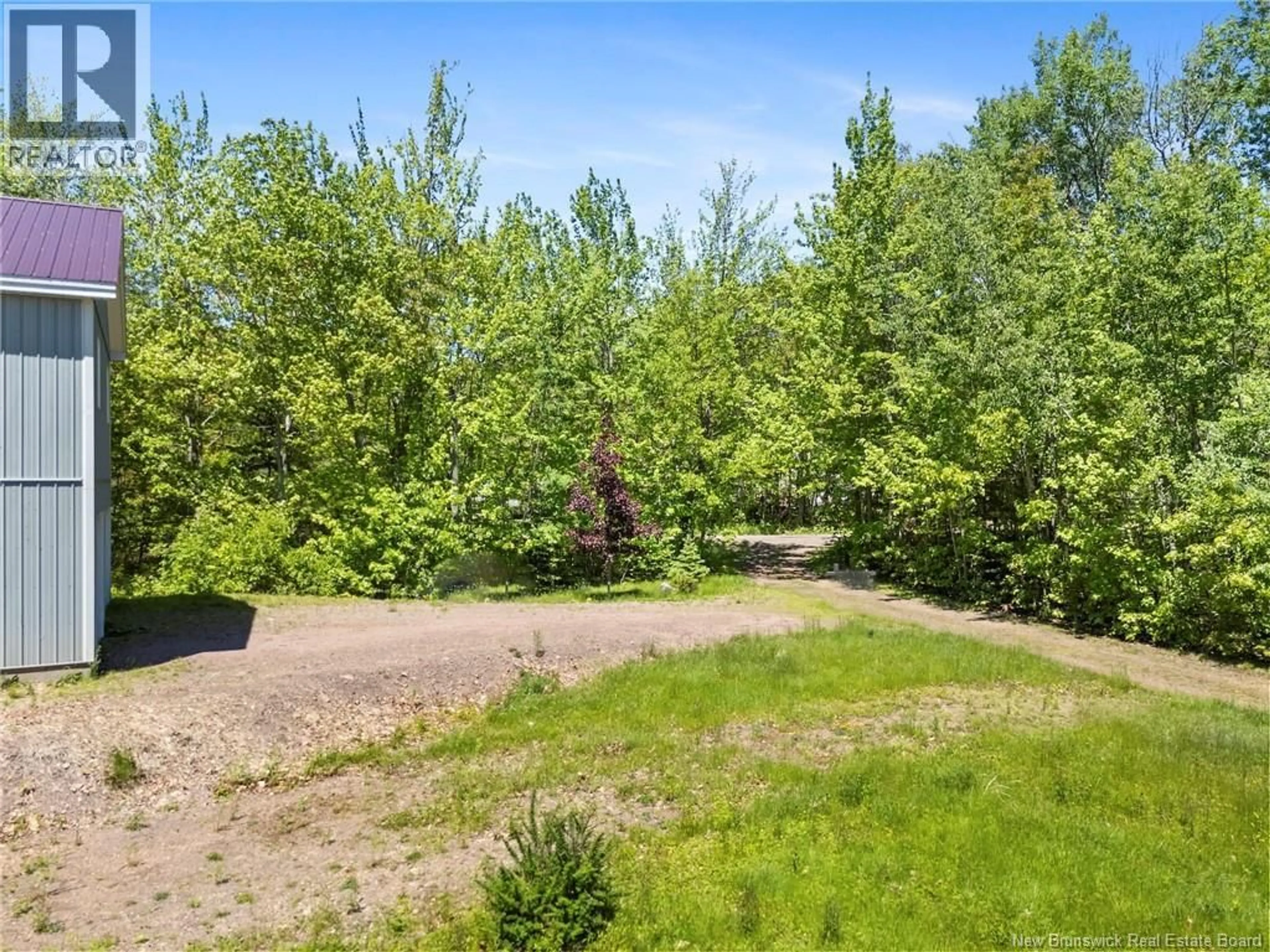 A pic from outside/outdoor area/front of a property/back of a property/a pic from drone, forest/trees view for 99 FOSHAY BEACH ROAD, Cumberland Bay New Brunswick E4A3L8