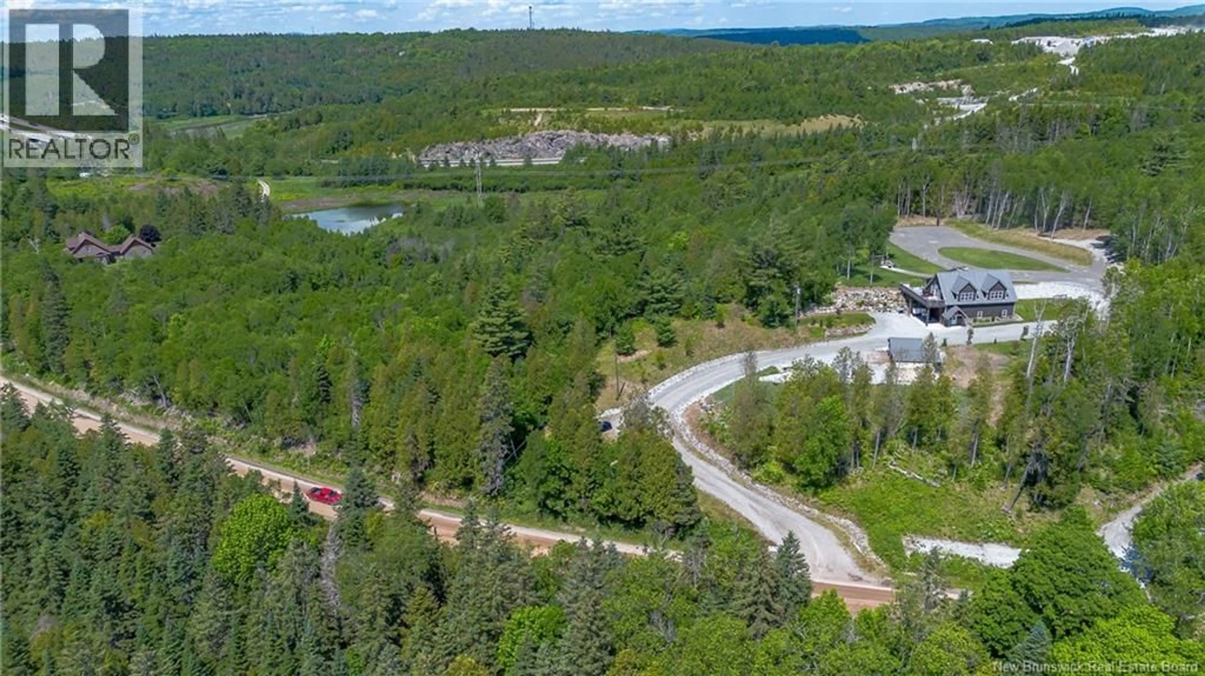 A pic from outside/outdoor area/front of a property/back of a property/a pic from drone, forest/trees view for 491 ROUTE 860, French Village New Brunswick E5N8B8