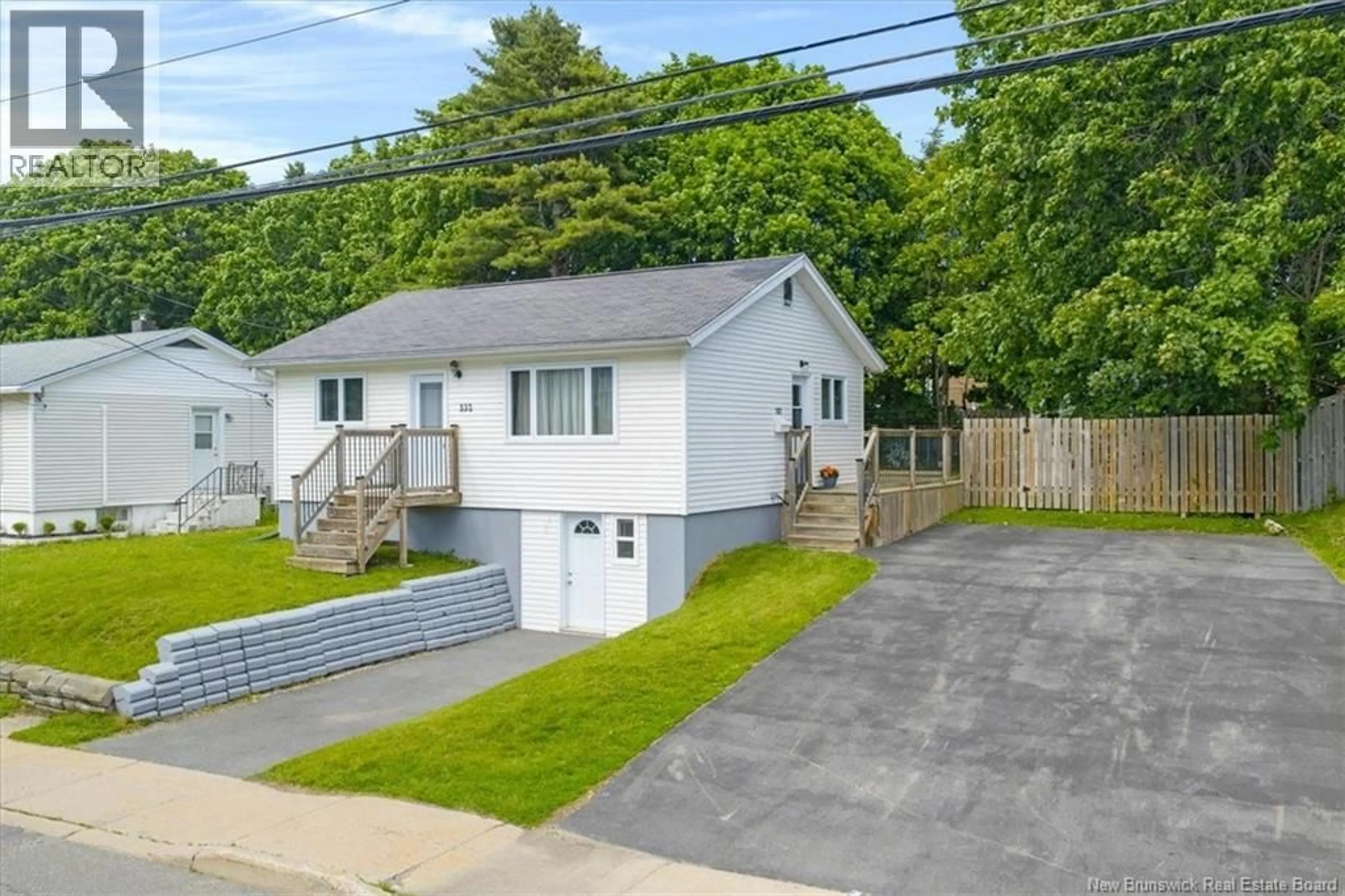 A pic from outside/outdoor area/front of a property/back of a property/a pic from drone, street for 332 MILLIDGE AVENUE, Saint John New Brunswick E2K2N1