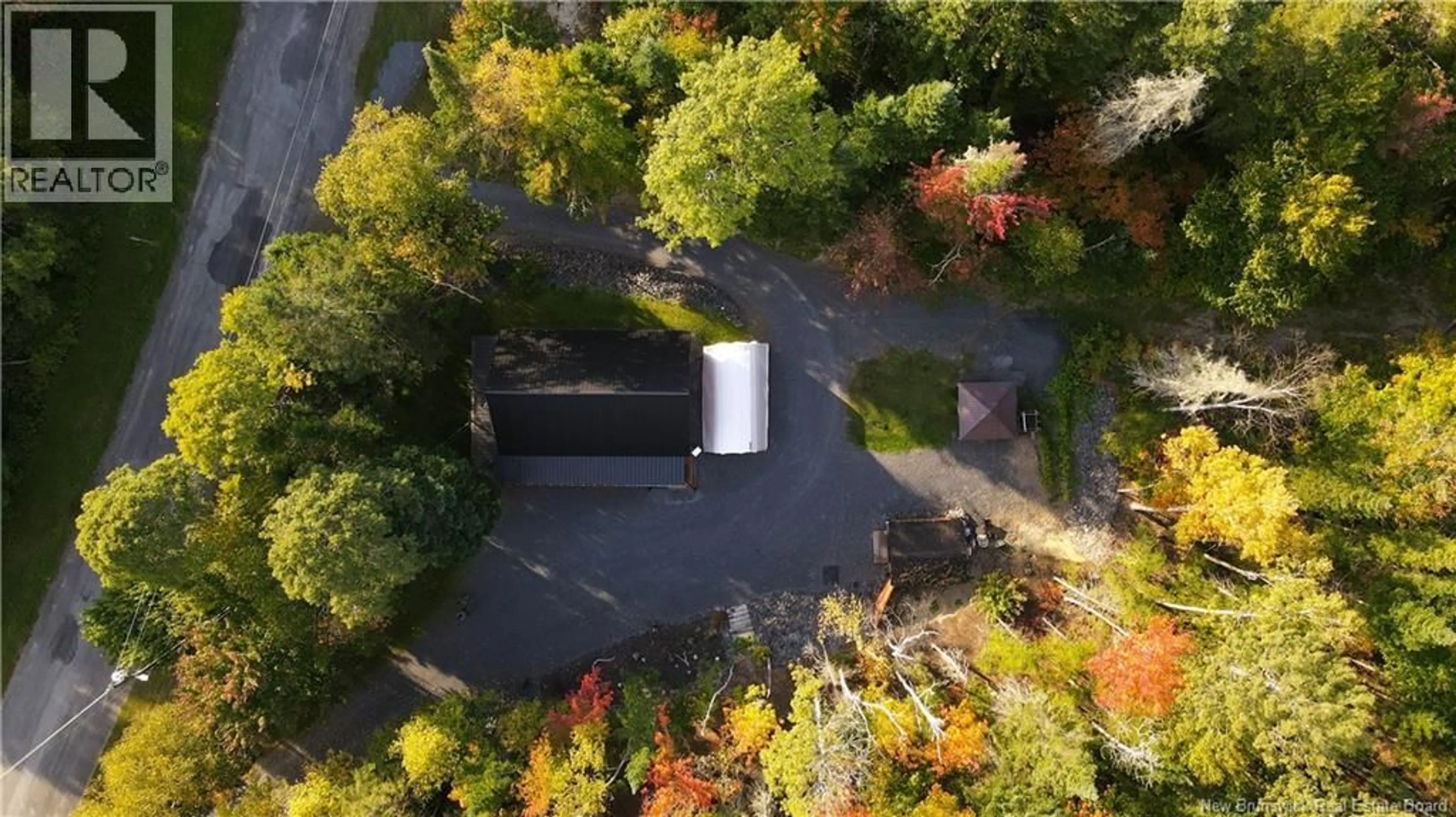 A pic from outside/outdoor area/front of a property/back of a property/a pic from drone, forest/trees view for 1635 RIVIÈRE-VERTE ROAD, Saint-Basile New Brunswick E7C2L4