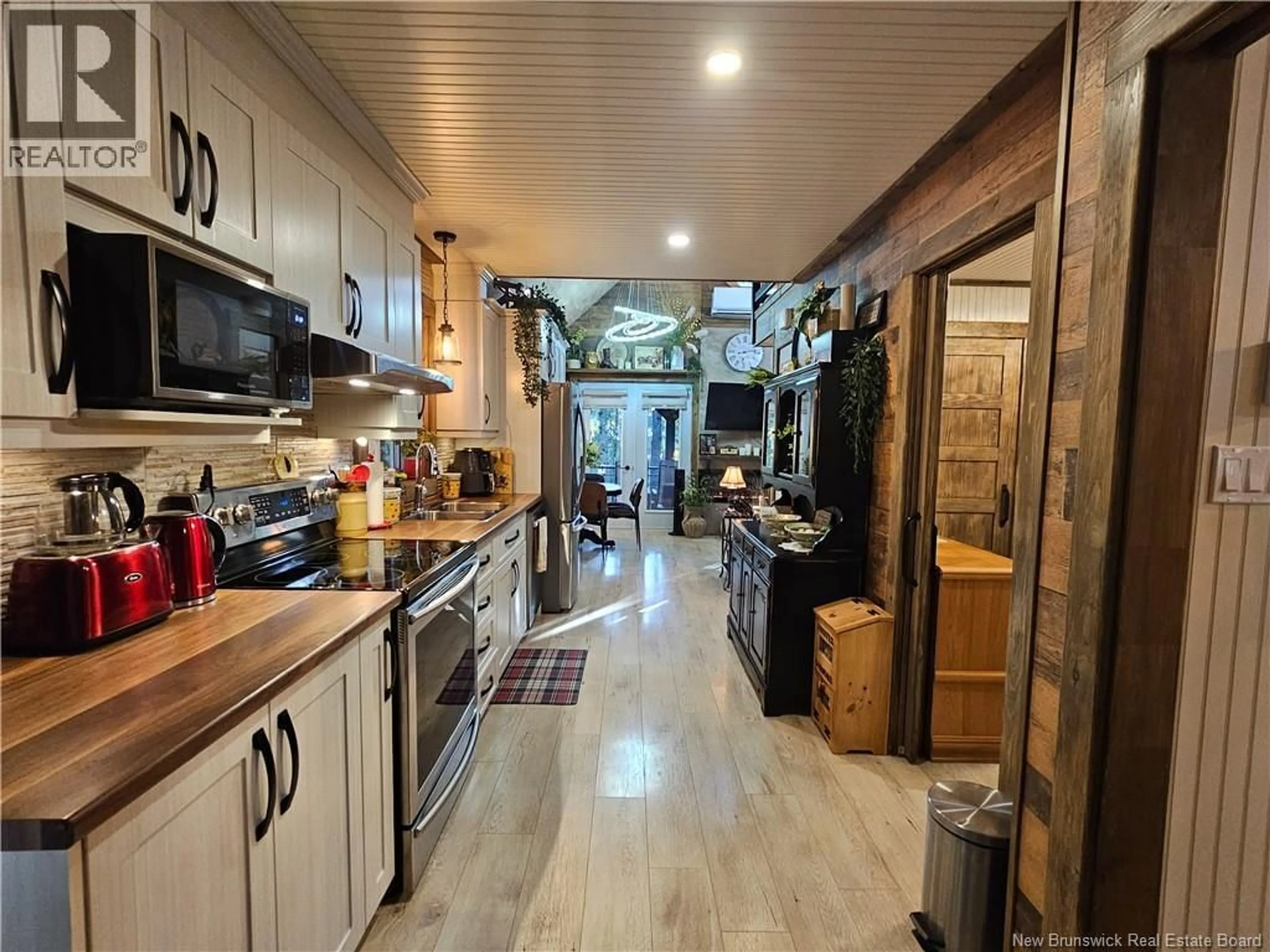 Open concept kitchen, ceramic/tile floor for 1635 RIVIÈRE-VERTE ROAD, Saint-Basile New Brunswick E7C2L4