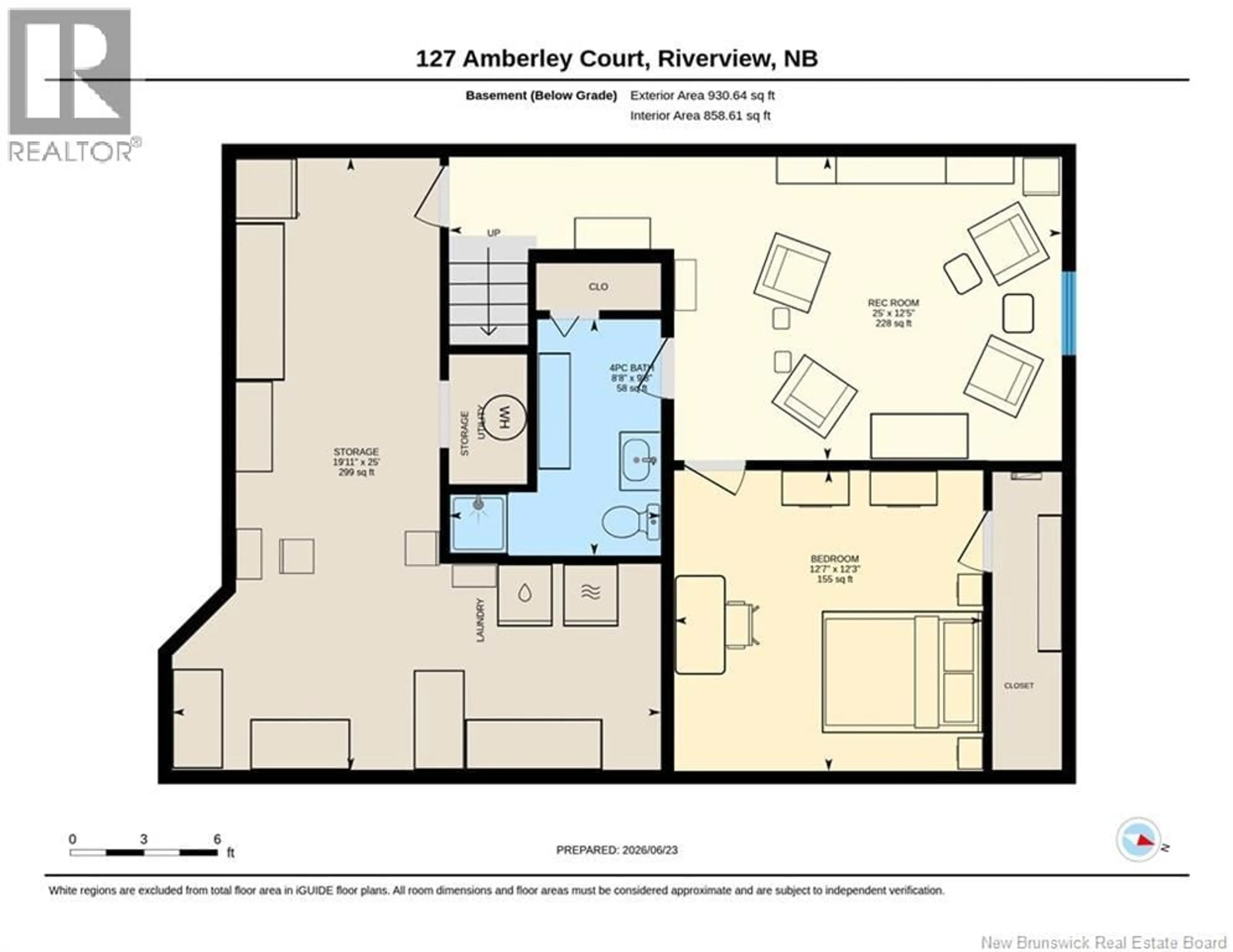 Floor plan for 127 AMBERLEY COURT, Riverview New Brunswick E1B0H4