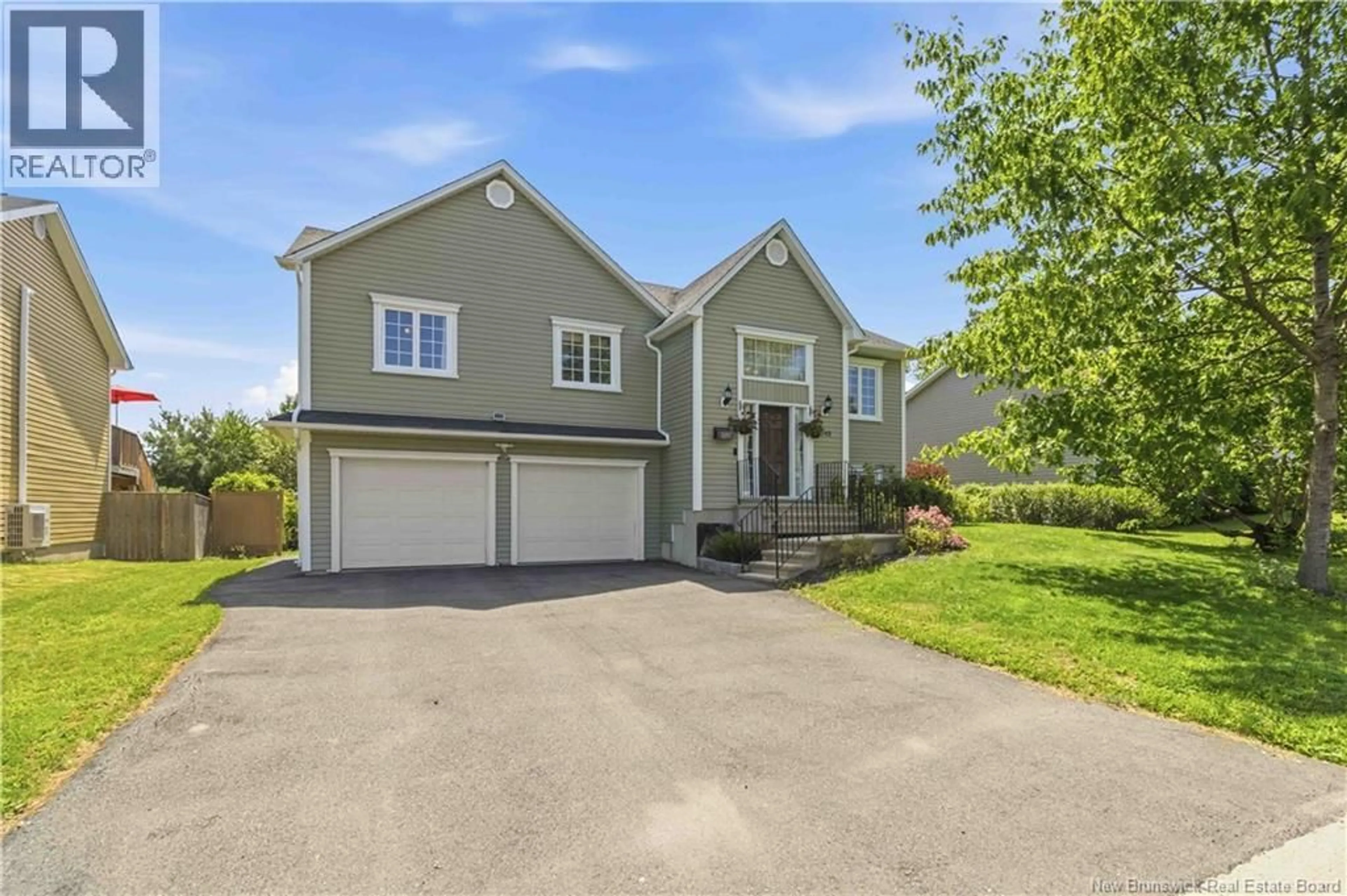 Home with vinyl exterior material, street for 348 GOODINE STREET, Fredericton New Brunswick E3B0H6