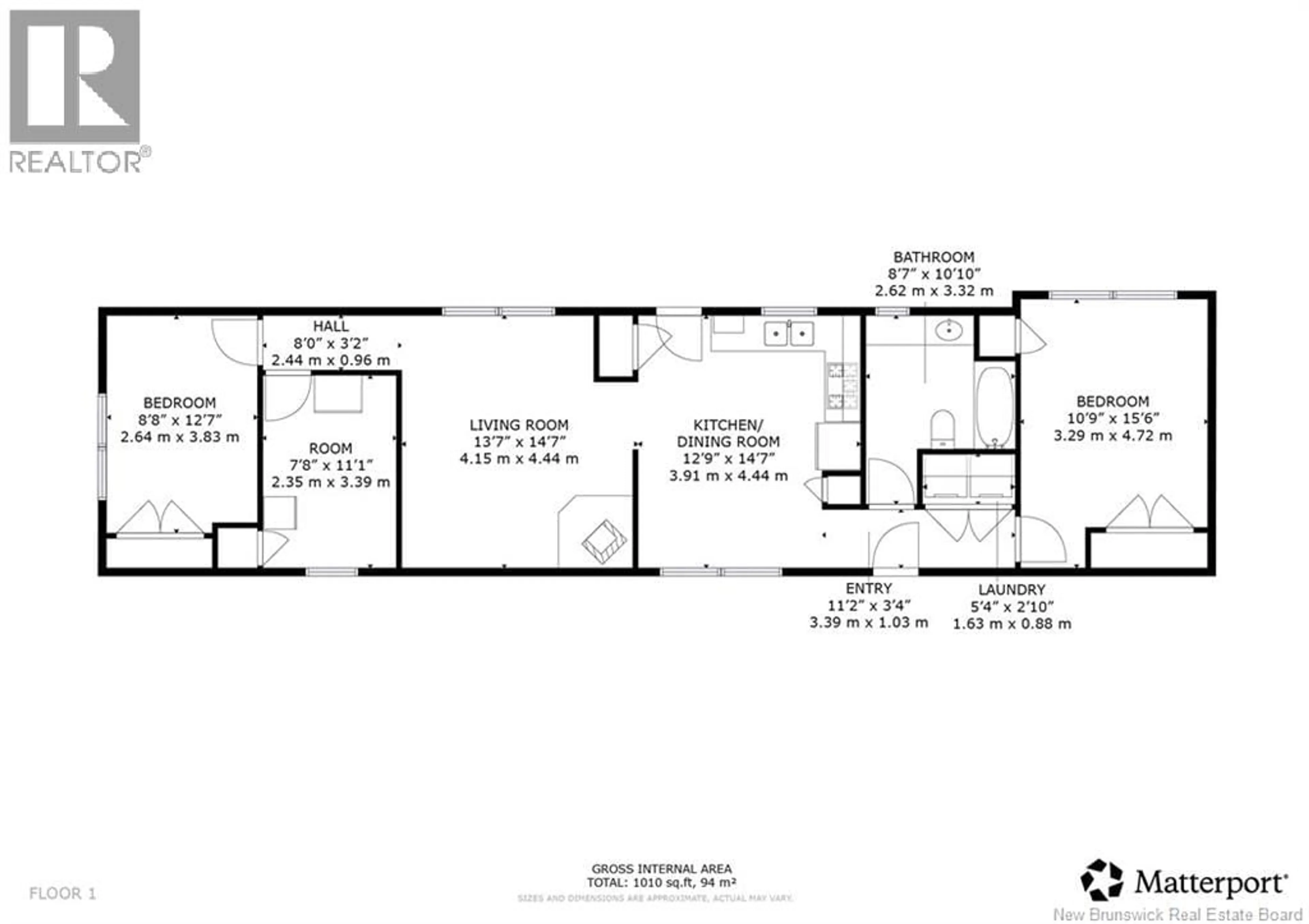Floor plan for 26 CARRIE STREET, Rusagonis New Brunswick E3B0T2