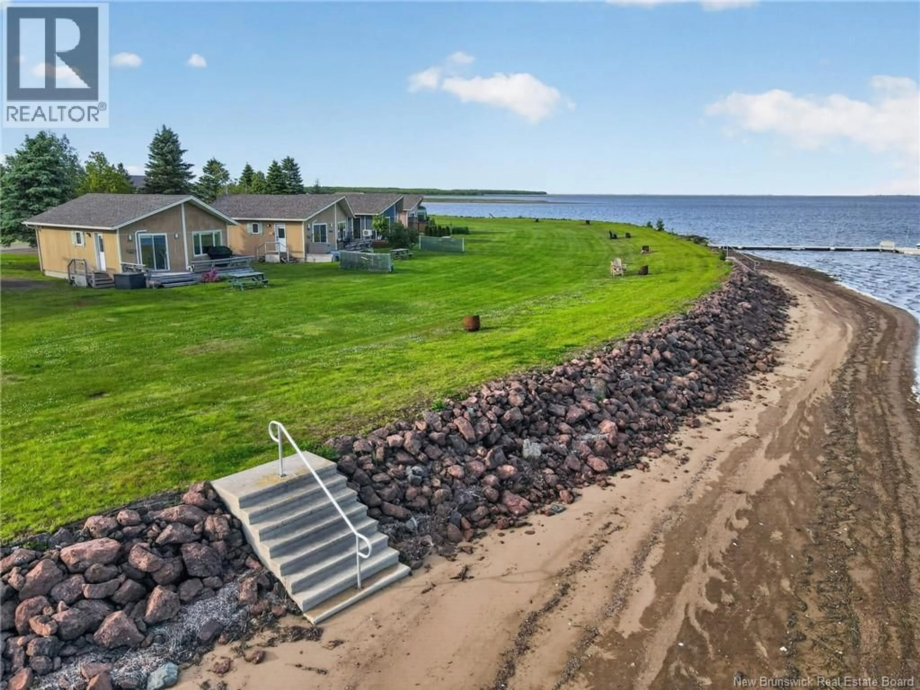 A pic from outside/outdoor area/front of a property/back of a property/a pic from drone, water/lake/river/ocean view for 102 YORK STREET, Richibucto New Brunswick E4W4K2
