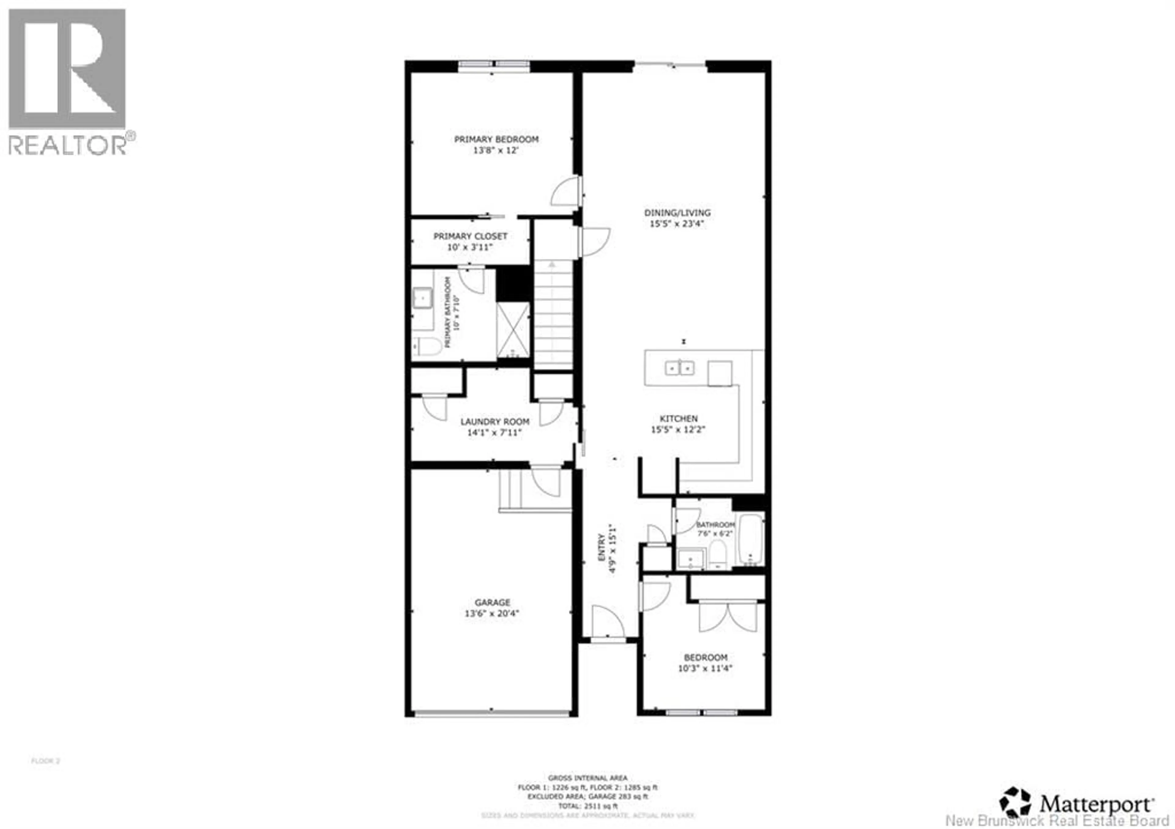 Floor plan for 16 WESTWOOD DRIVE, Fredericton New Brunswick E3C1K7