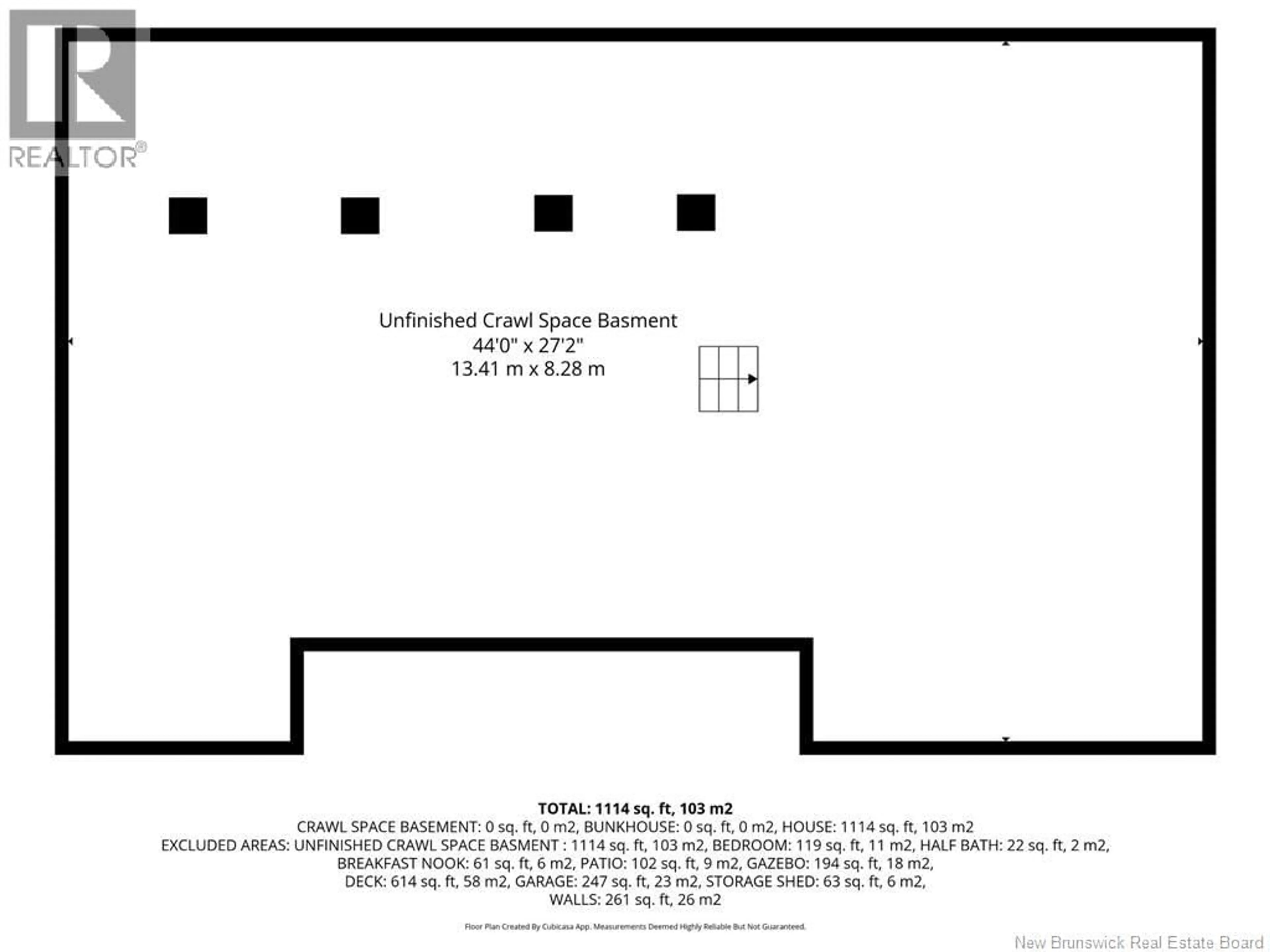 Floor plan for 421 GOULETTE POINT ROAD, Charlo New Brunswick E8E2K6