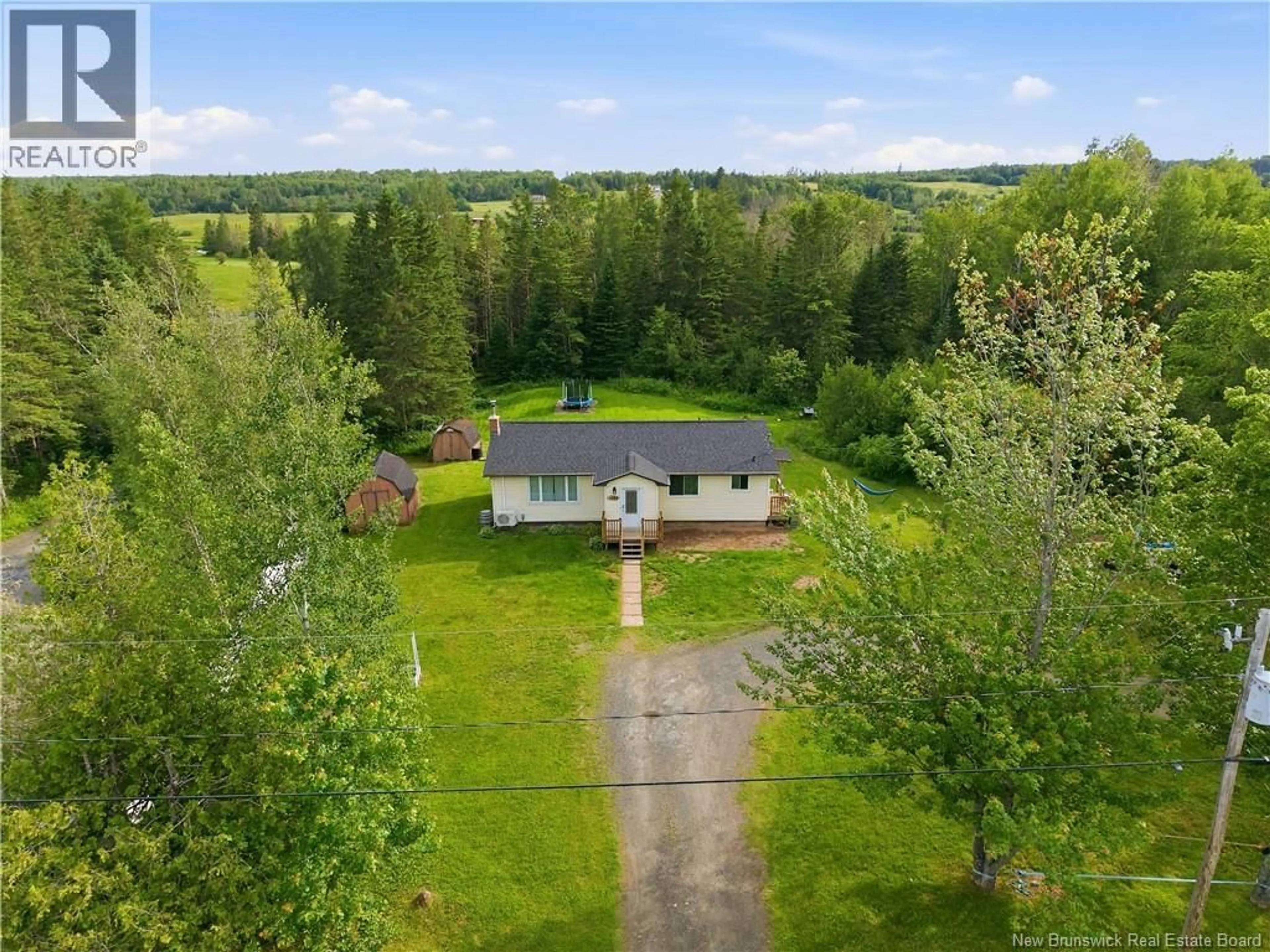 A pic from outside/outdoor area/front of a property/back of a property/a pic from drone, unknown for 1599 ROUTE 655, Rusagonis New Brunswick E3B8H4