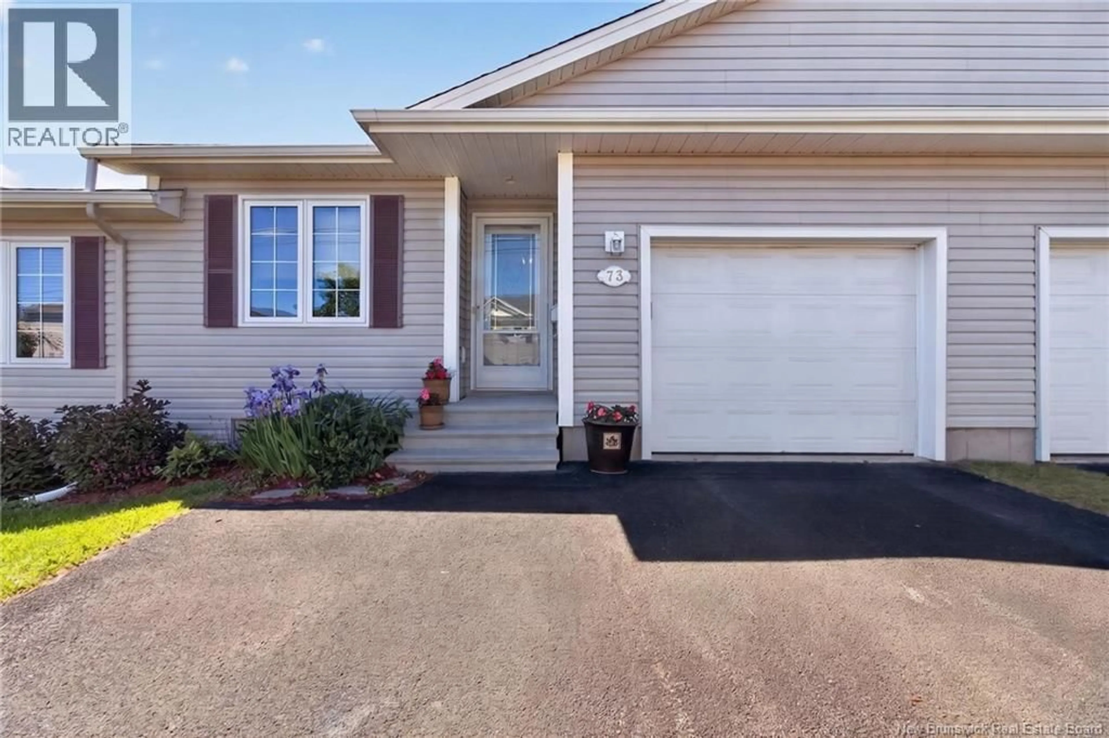 Home with vinyl exterior material, street for 73 DOMETHILDE, Dieppe New Brunswick E1A8R4