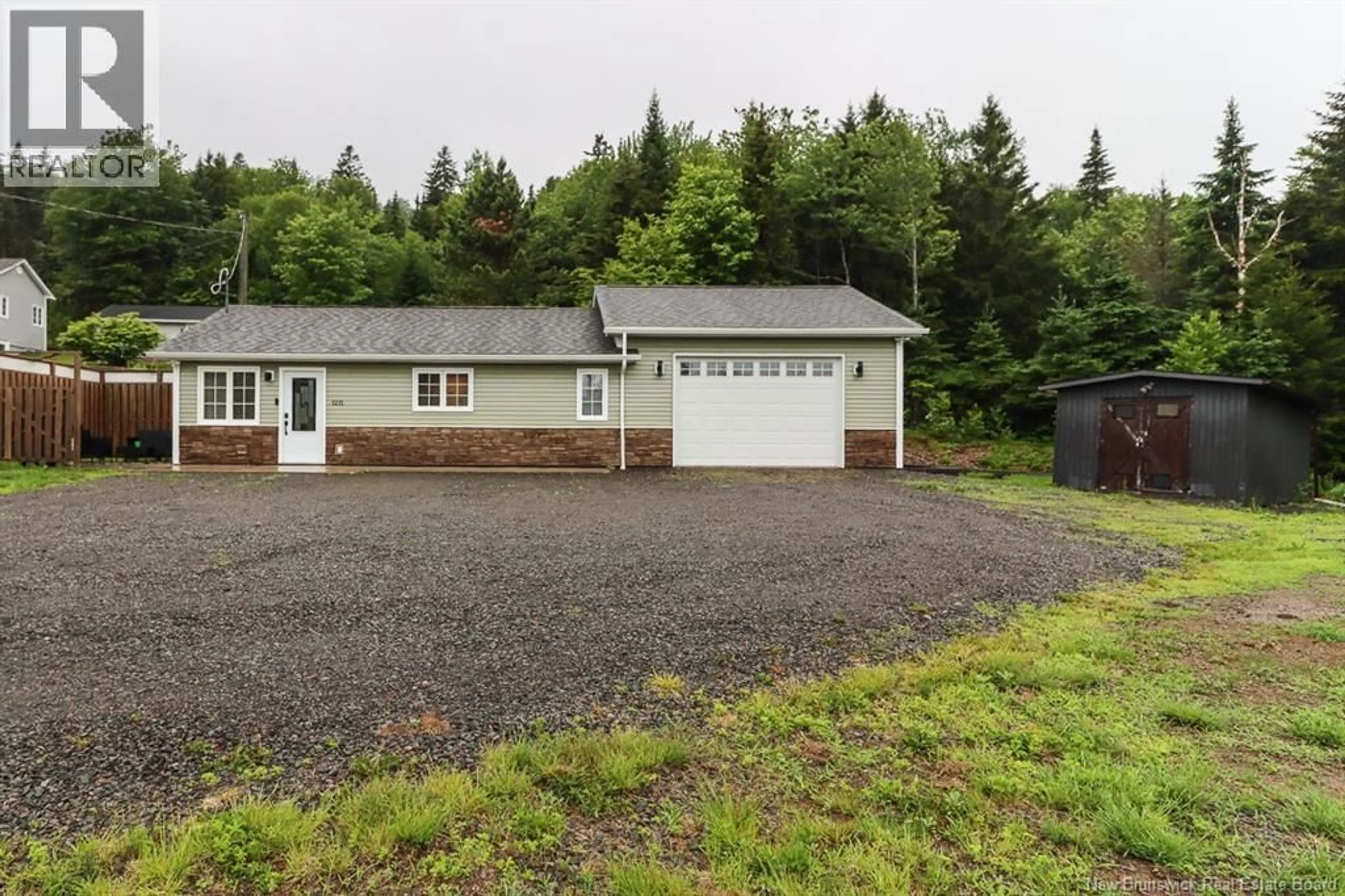 A pic from outside/outdoor area/front of a property/back of a property/a pic from drone, street for 1215 ROUTE 111, Fairfield New Brunswick E5R1A7