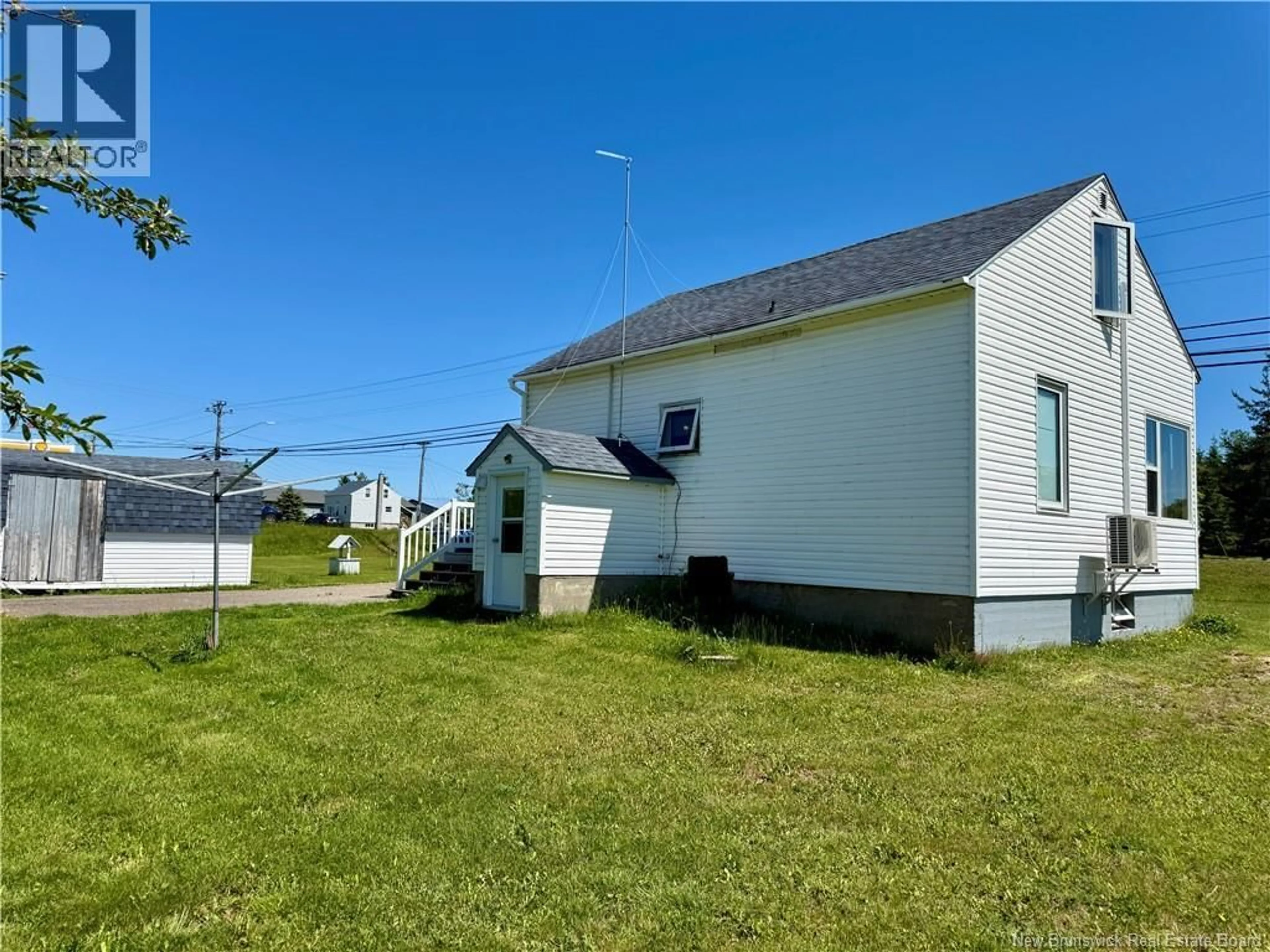 A pic from outside/outdoor area/front of a property/back of a property/a pic from drone, street for 3983 BOULEVARD DES FONDATEURS BOULEVARD, Saint-Isidore New Brunswick E8M1E3