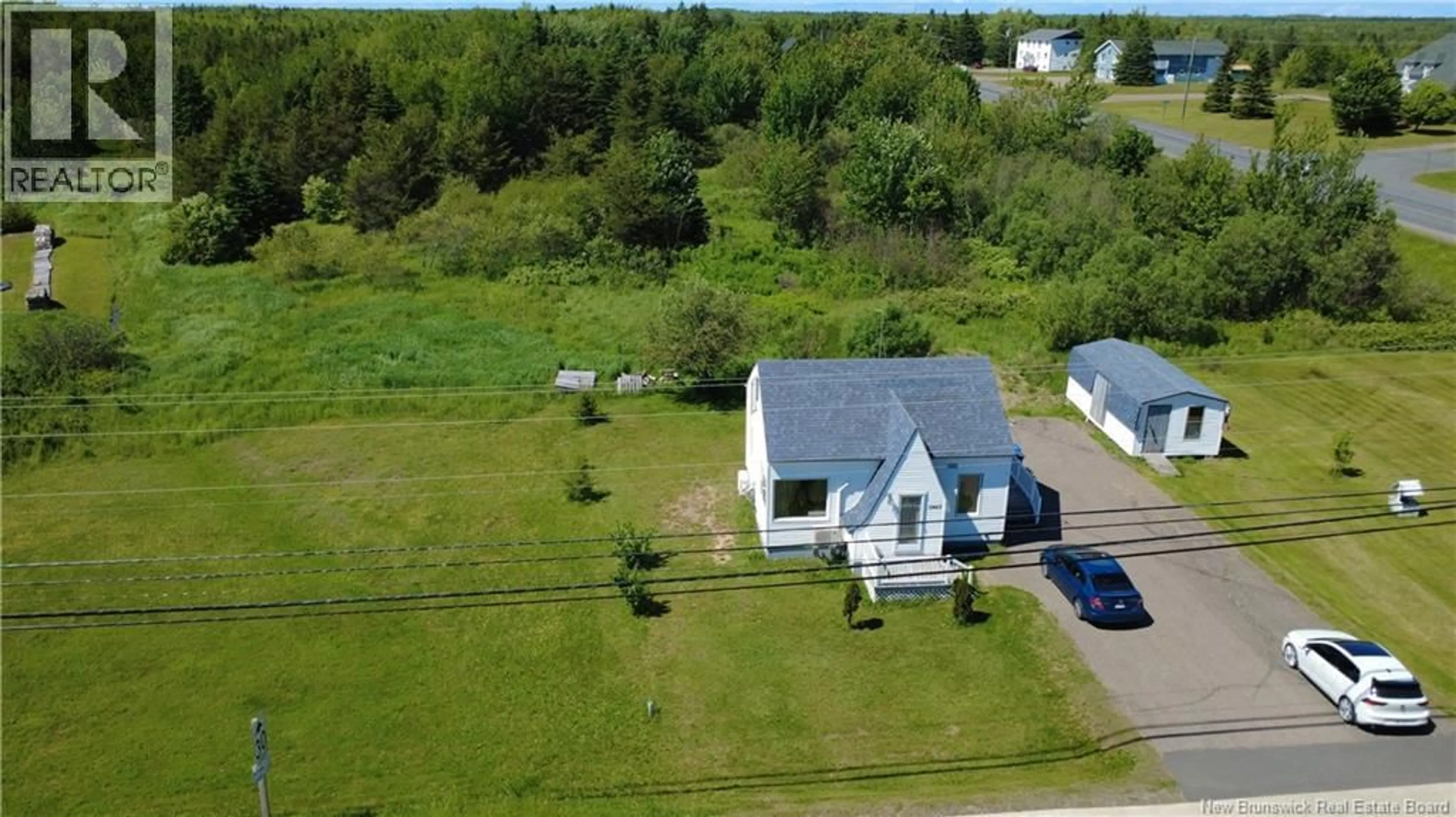 A pic from outside/outdoor area/front of a property/back of a property/a pic from drone, unknown for 3983 BOULEVARD DES FONDATEURS BOULEVARD, Saint-Isidore New Brunswick E8M1E3